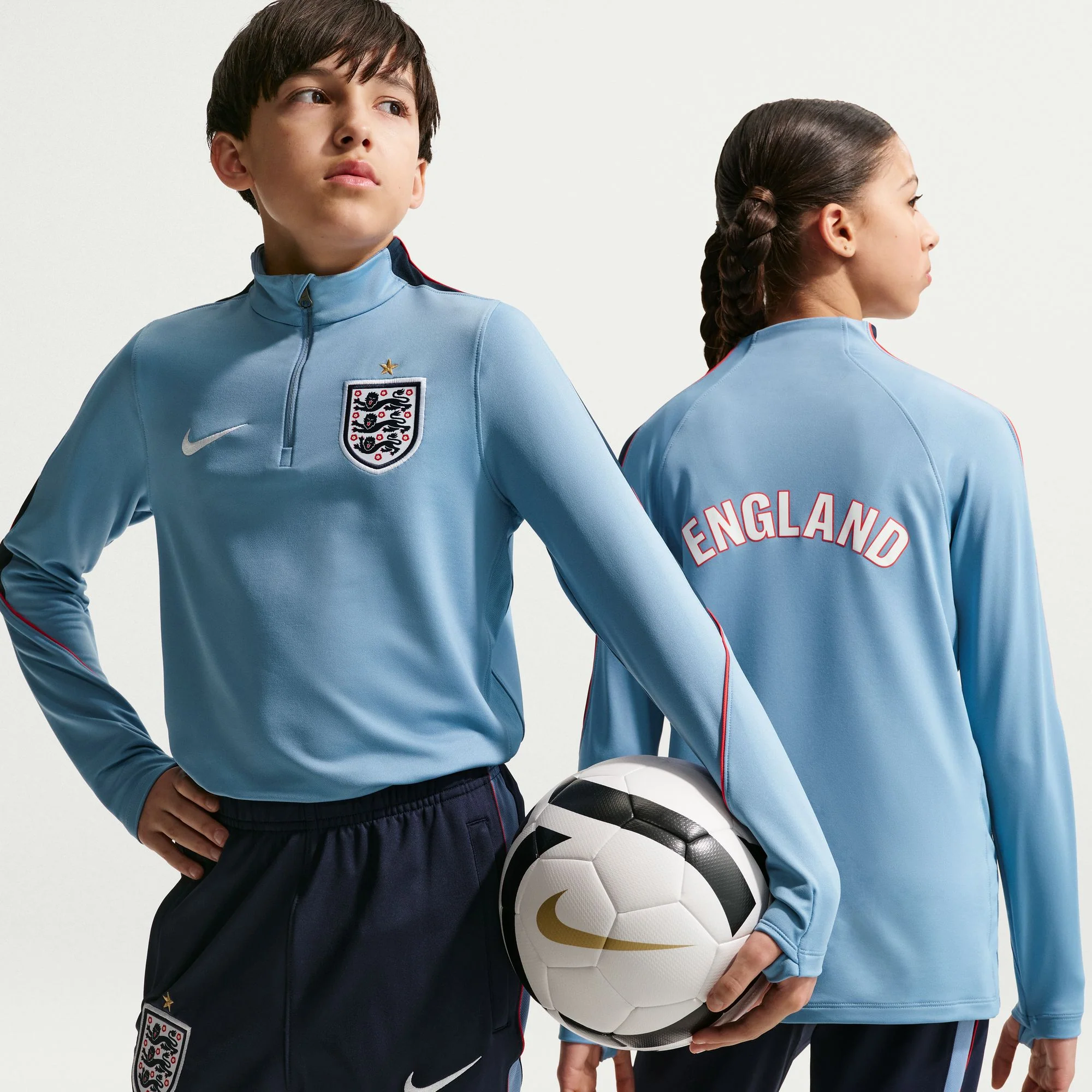 England Strike Dri-Fit Drill Top Jnr