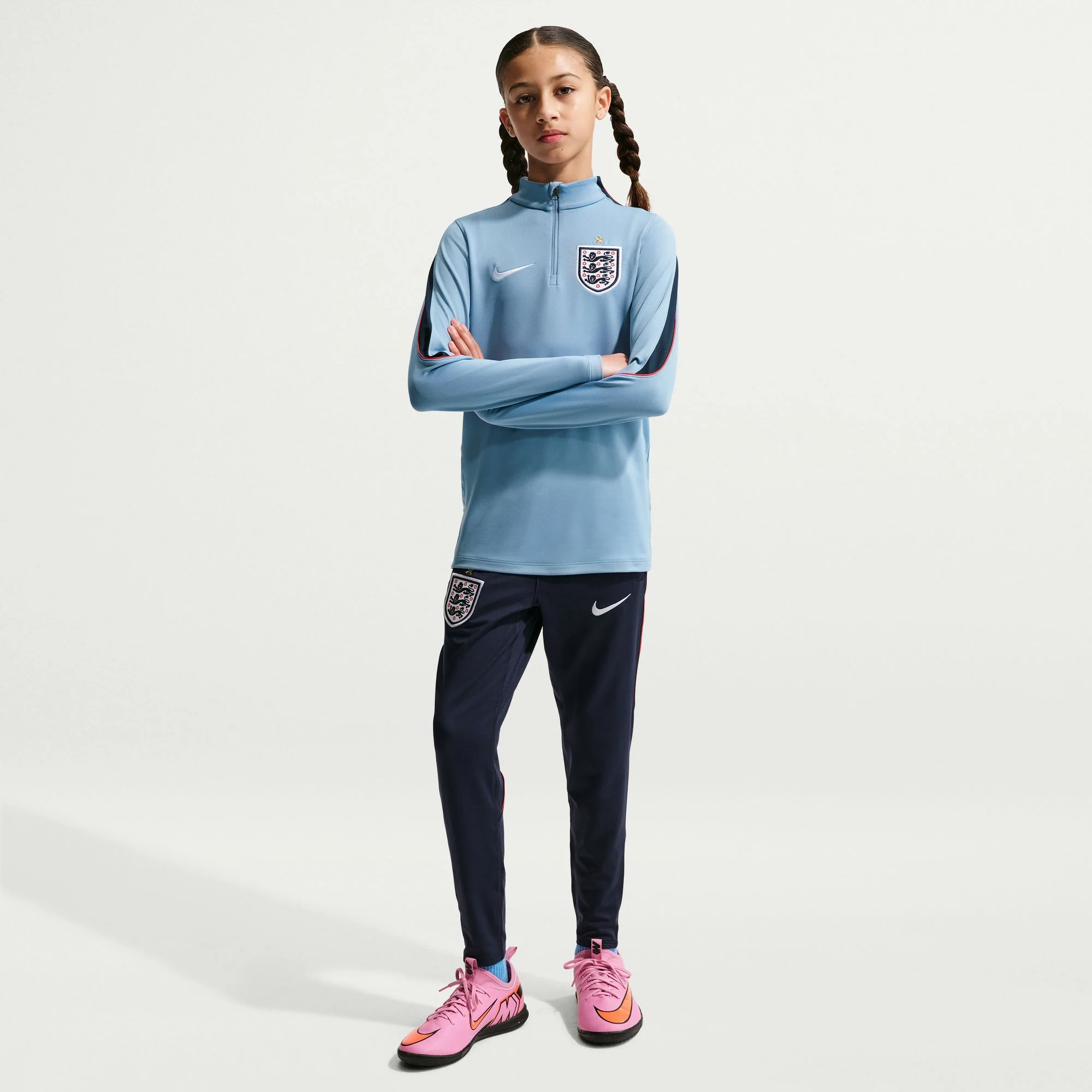 England Strike Dri-Fit Drill Top Jnr - Image 2