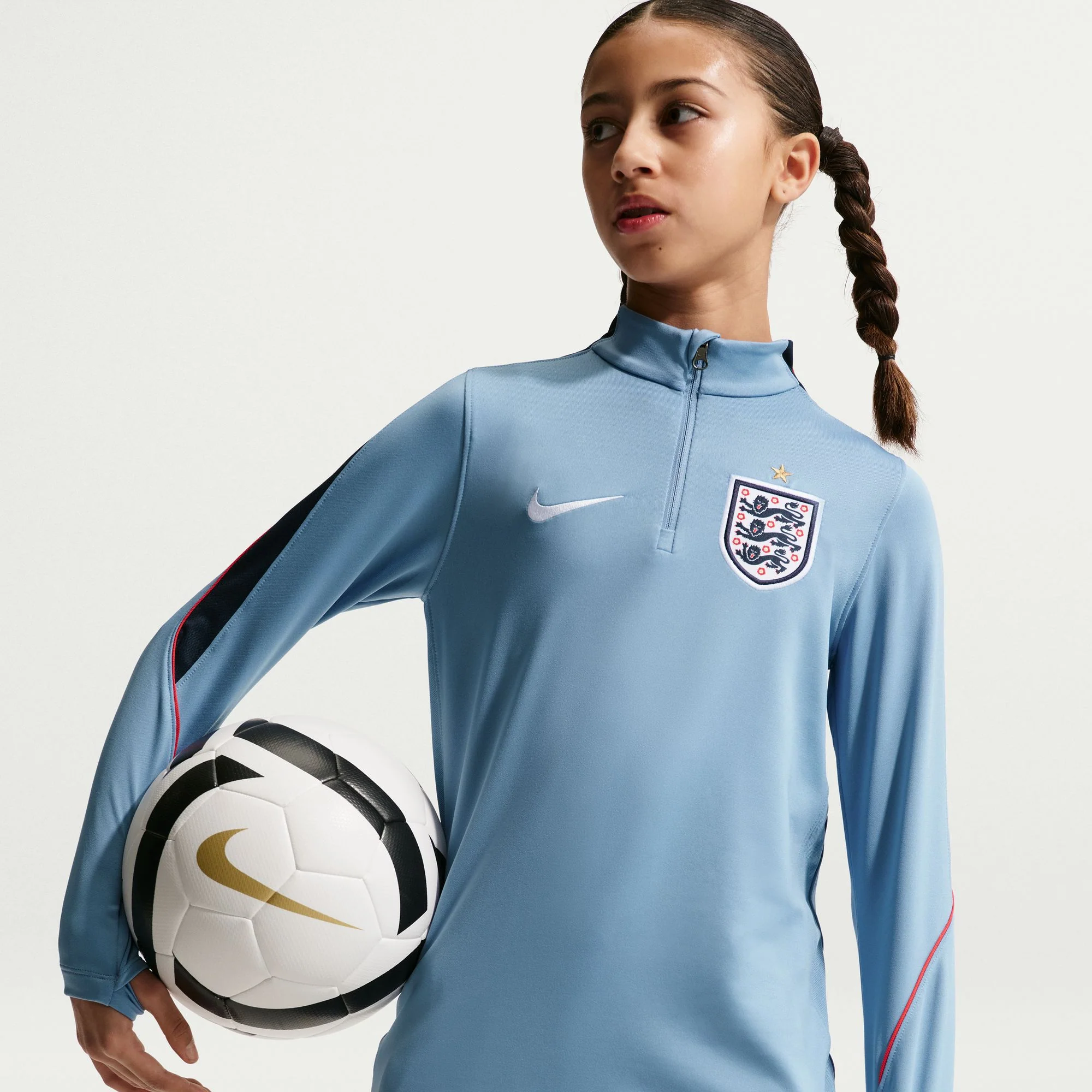 England Strike Dri-Fit Drill Top Jnr - Image 5