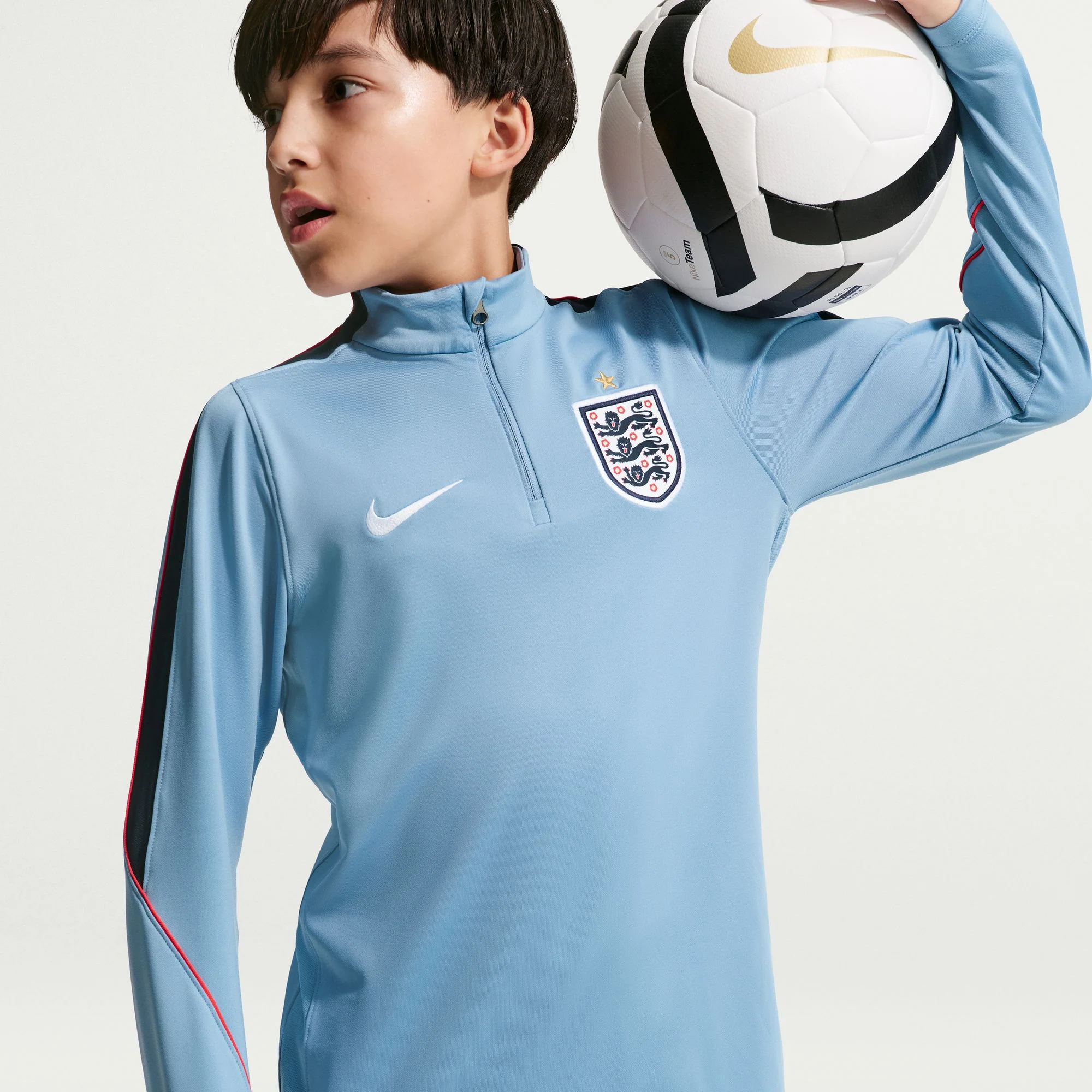 England Strike Dri-Fit Drill Top Jnr - Image 7