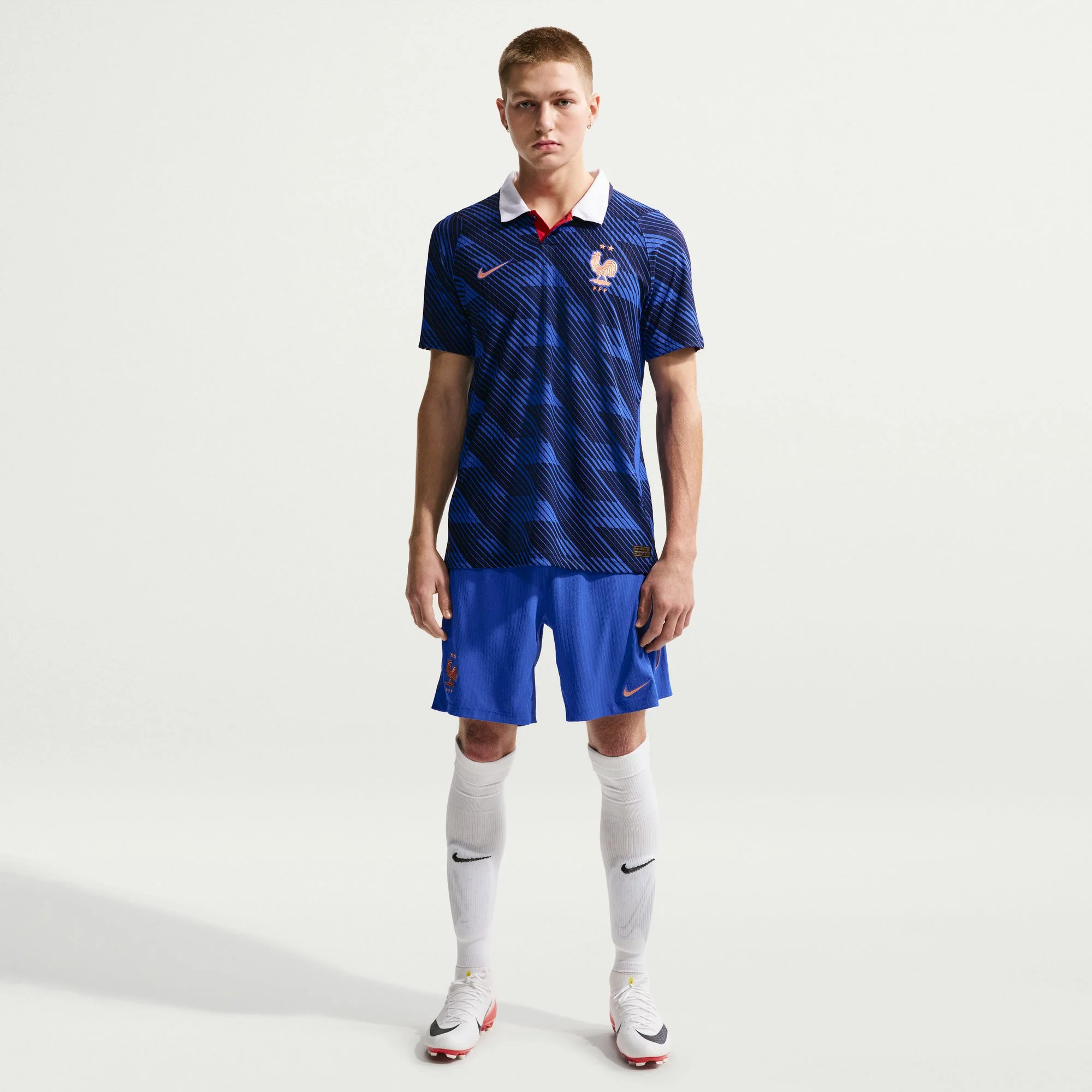 France 26 Home Aero-Fit Authentic Football Shirt - Image 2
