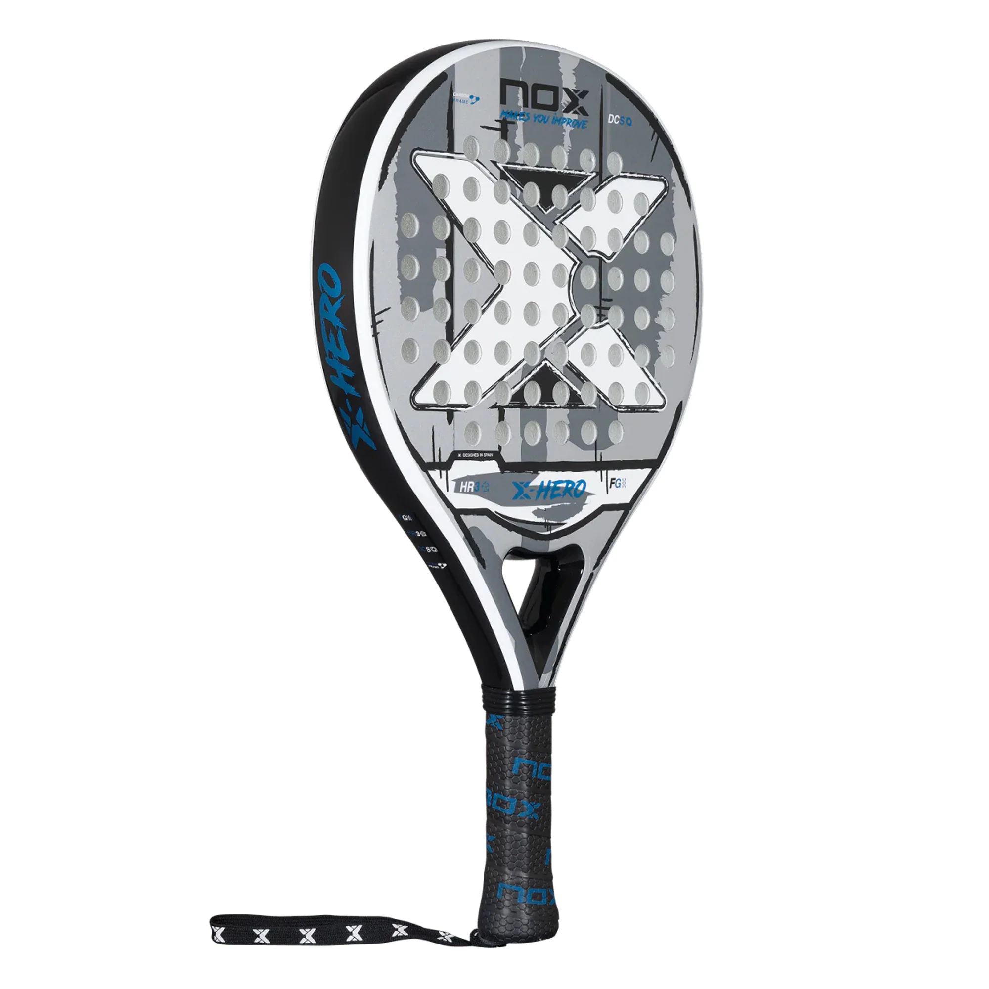 X-Hero White Padel Racket - Image 2
