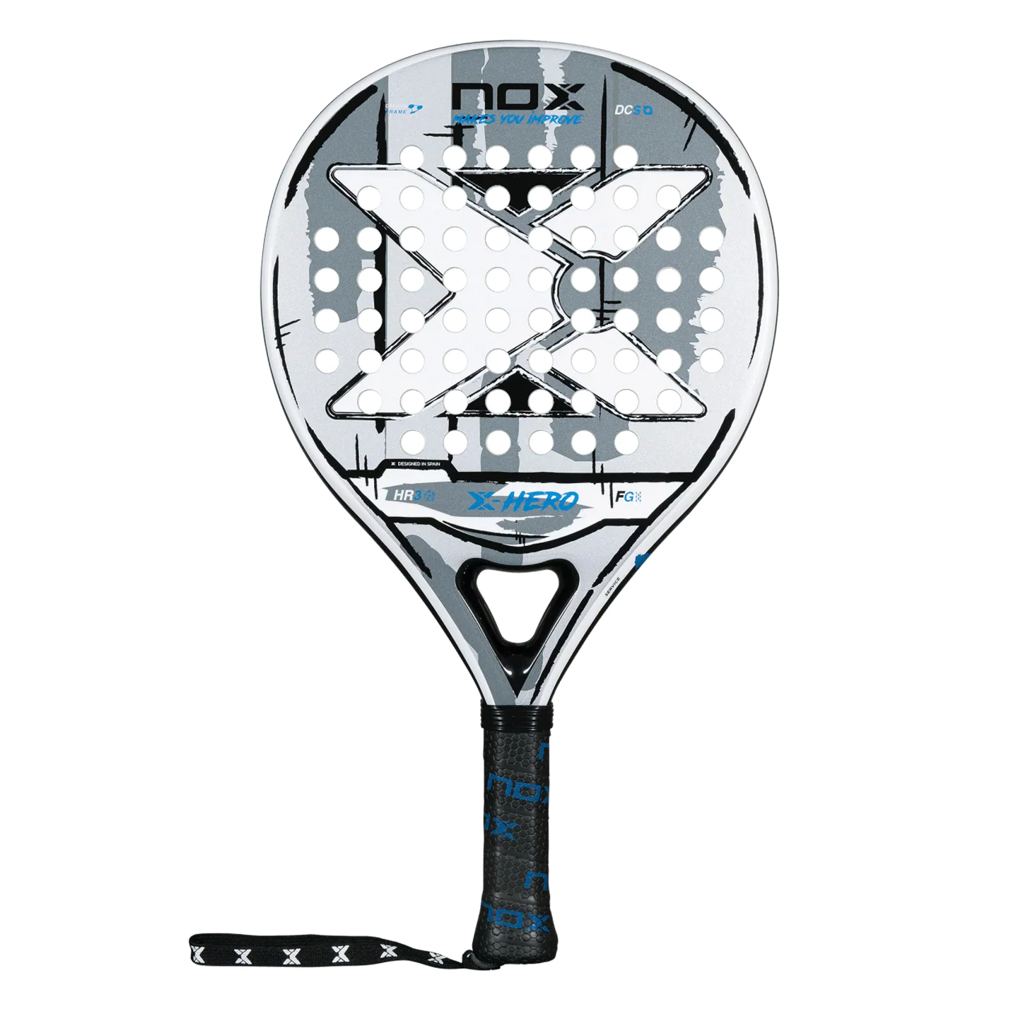 X-Hero White Padel Racket - Image 7