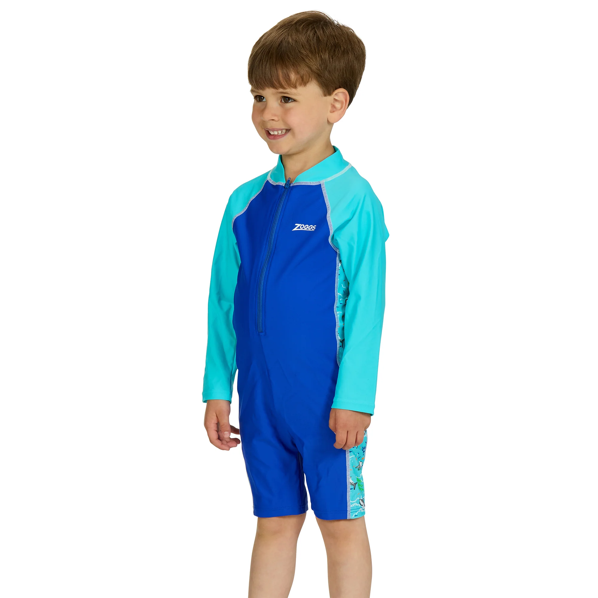 Oceanic Long Sleeve All In One Junior Swimwear - Image 2