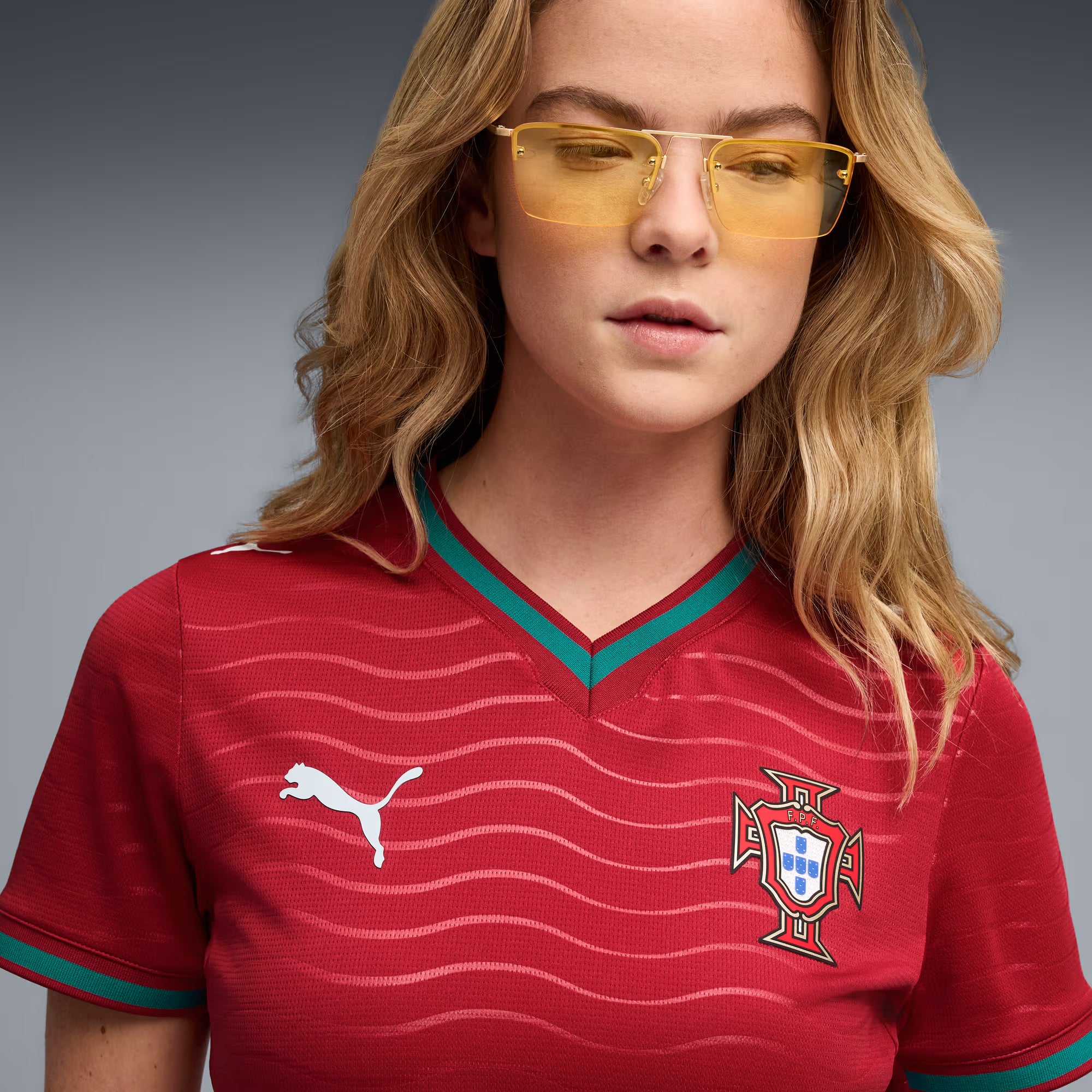 Portugal 26 Home Football Shirt Womens - Image 4
