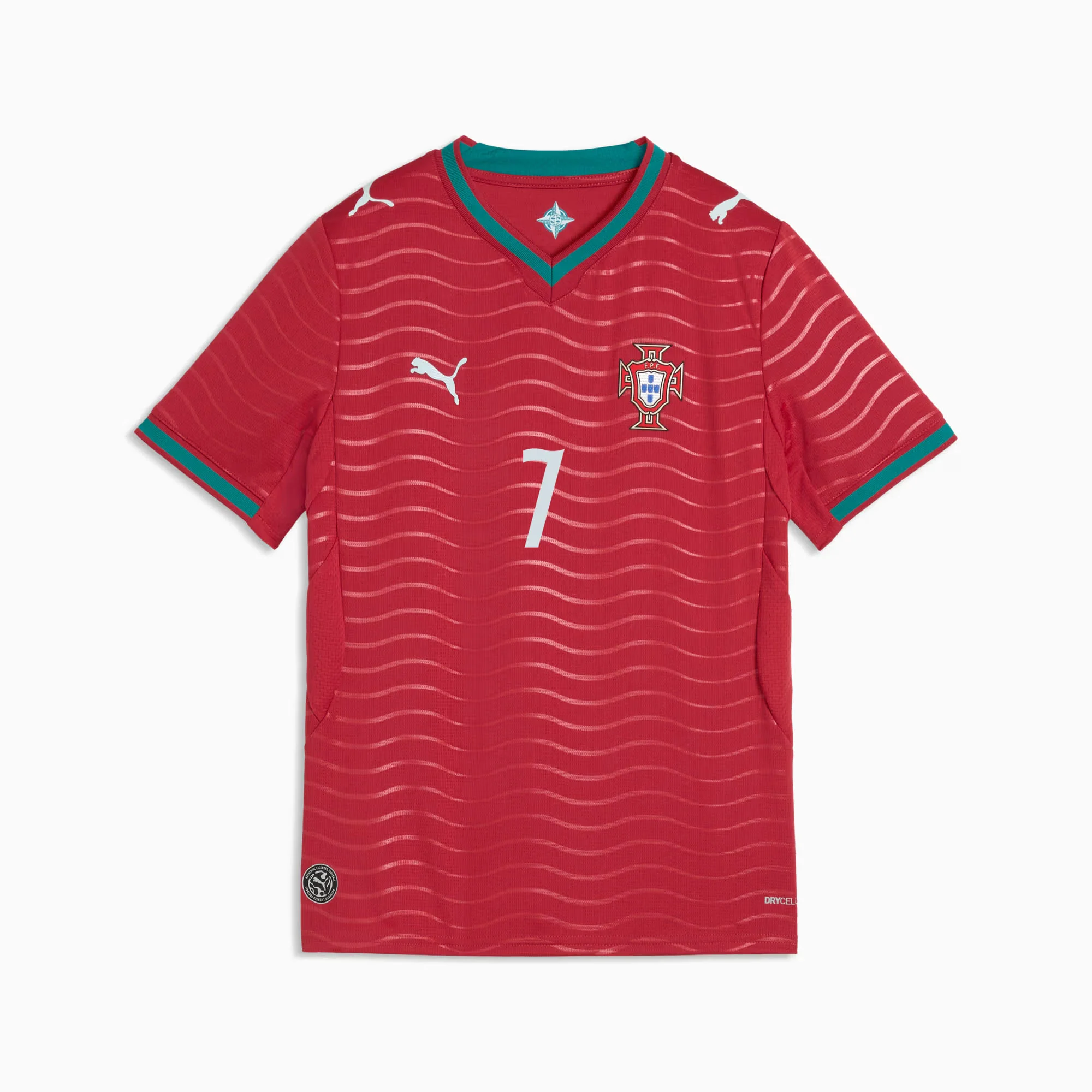 Portugal 26 Home Ronaldo 7 Football Shirt Jnr - Image 4