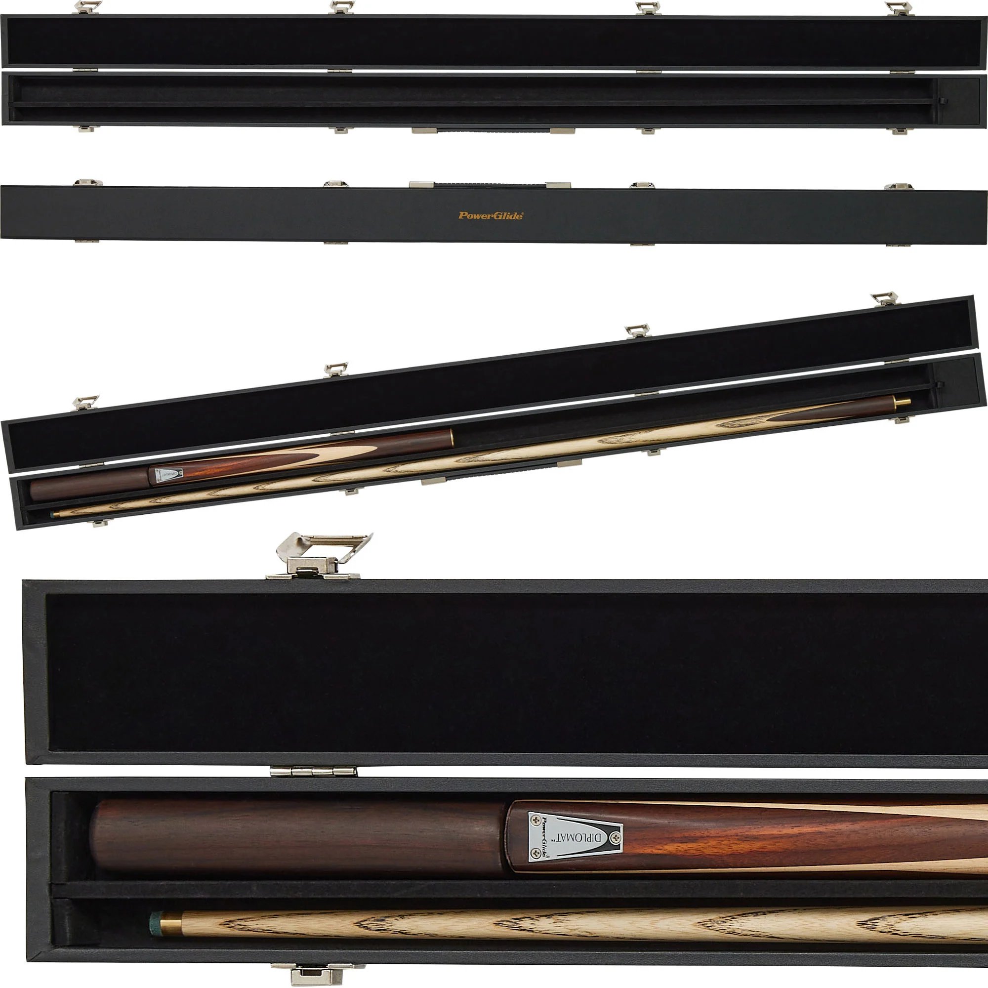 Black Attache 3/4 Jointed Cue Case - Image 3