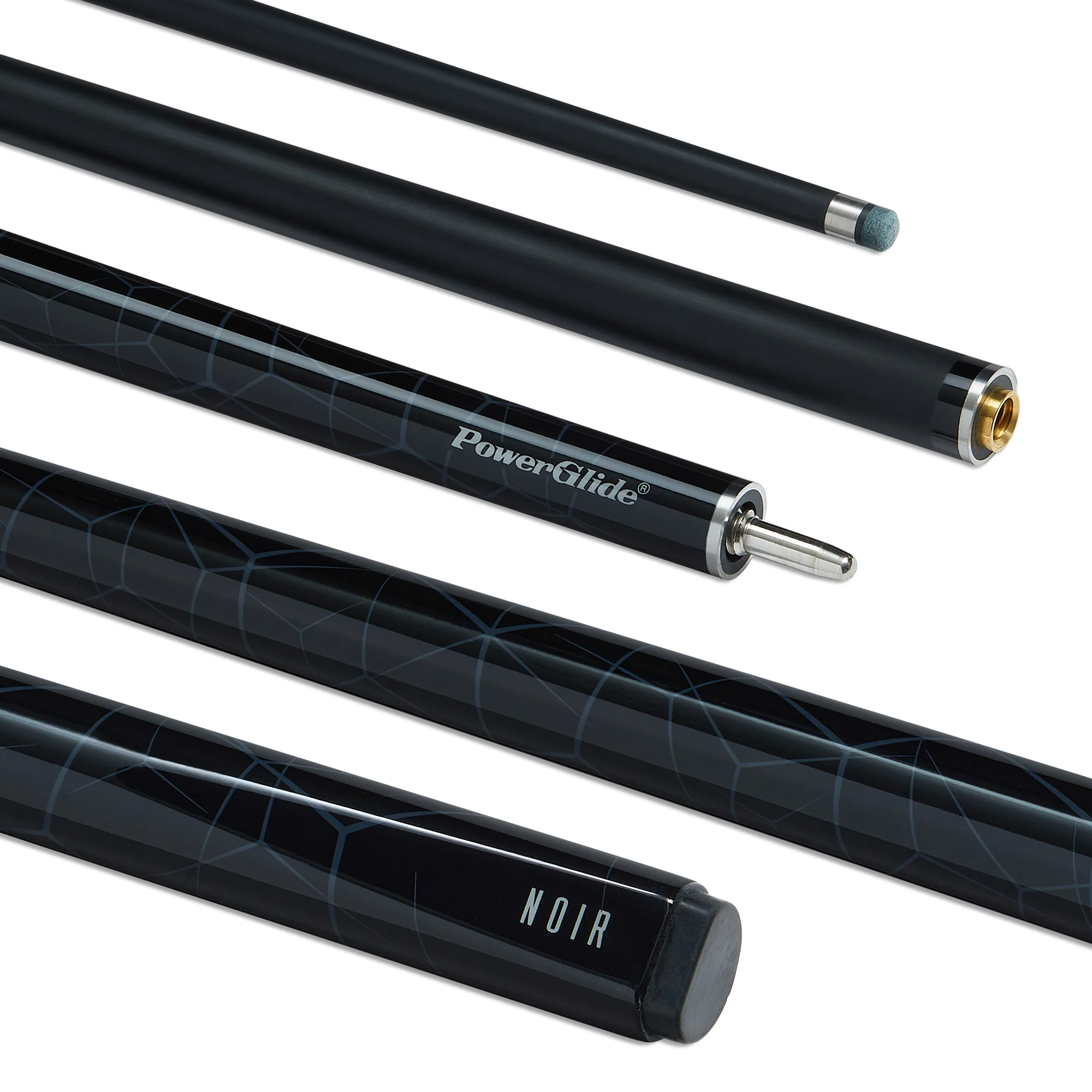 Noir Fibreglass Snooker Cue (10mm Tip)