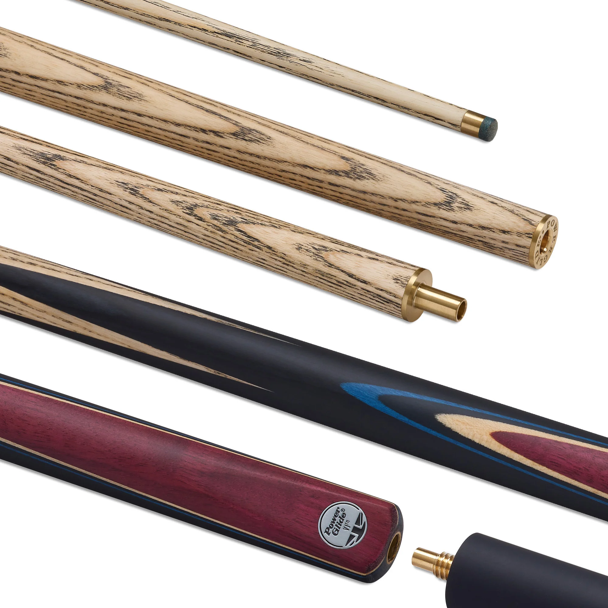 VI 2 Piece 57in Snooker Cue (9.5MM Tip)