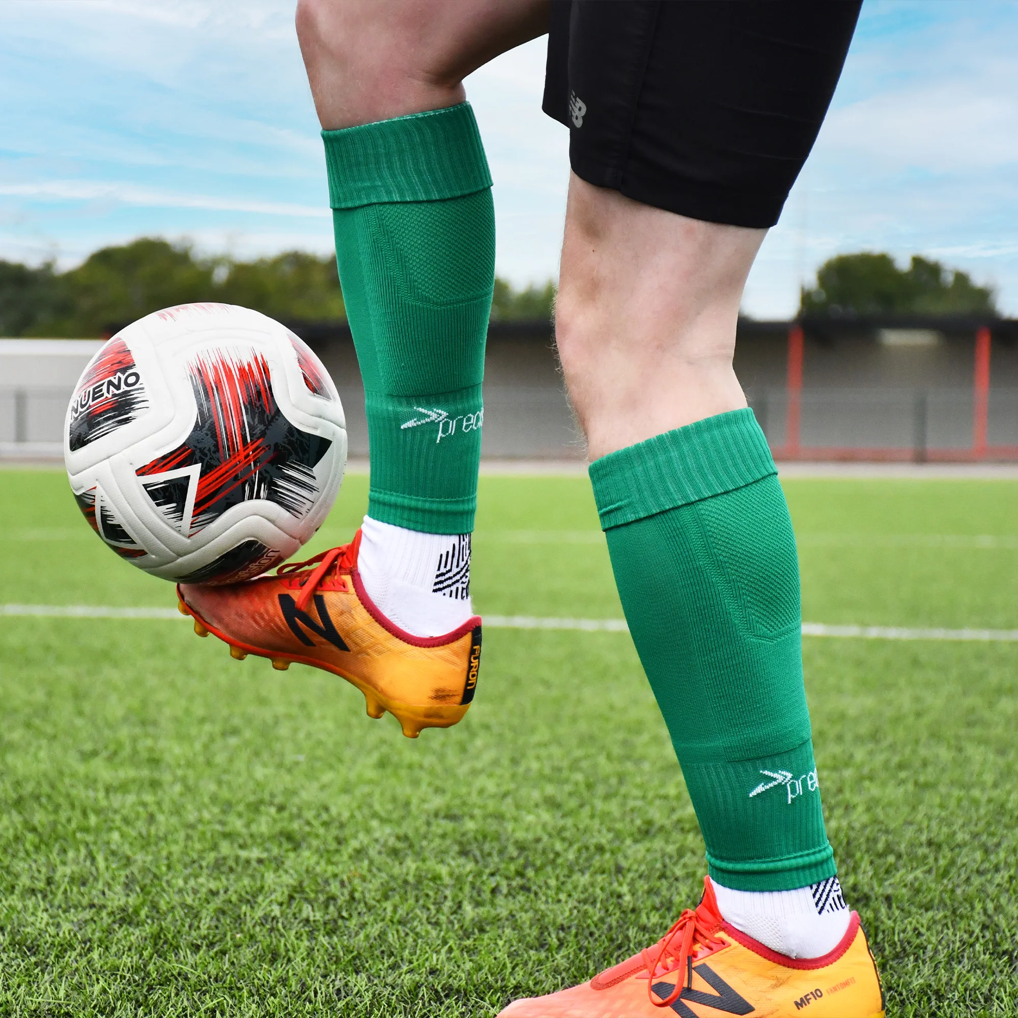 Plain Pro Footless Sleeve Socks - Image 2