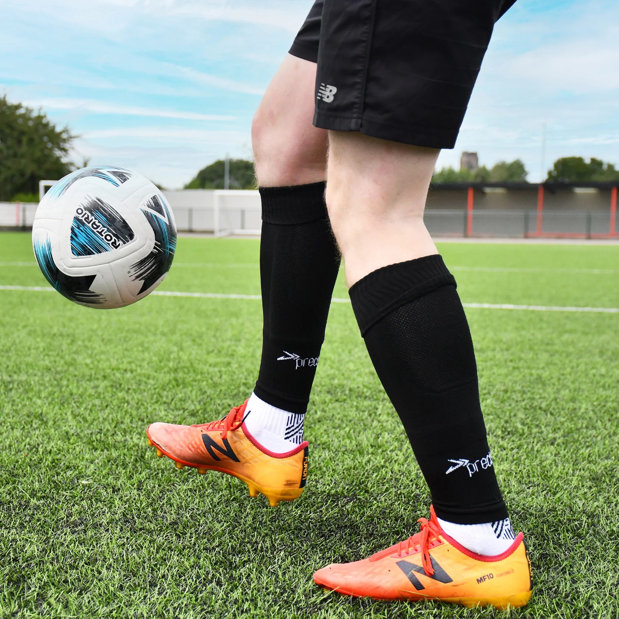 Plain Pro Footless Sleeve Socks - Image 7