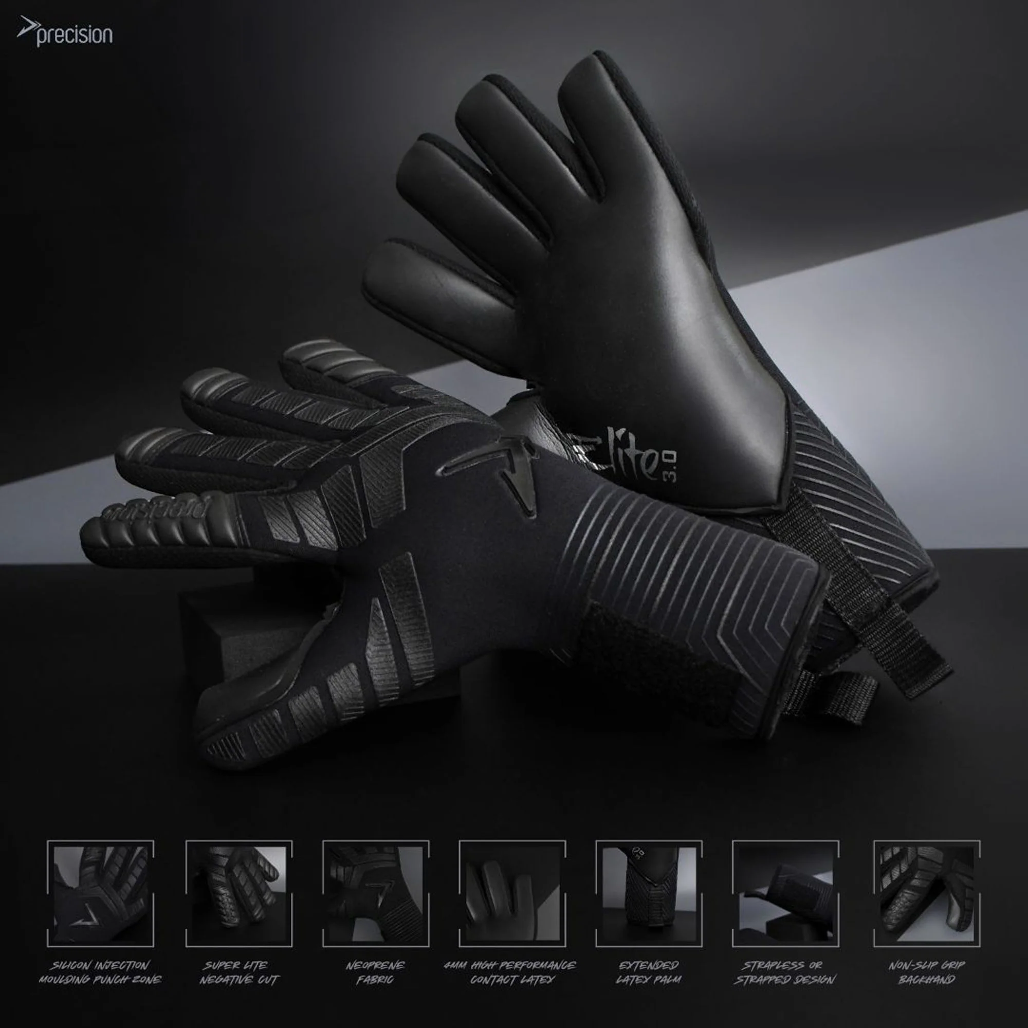 Junior Elite 3.0 Contact GK Gloves - Image 5
