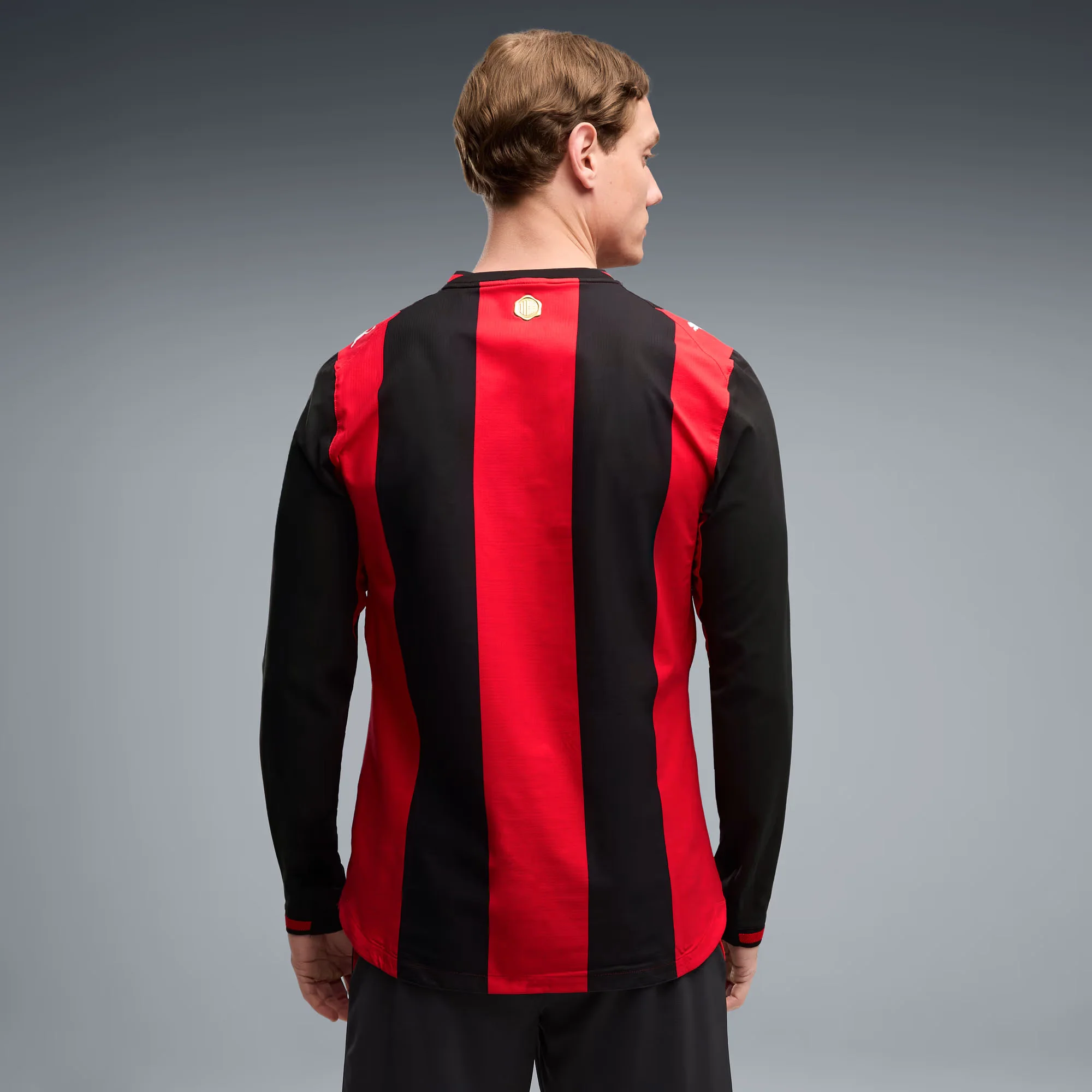 AC Milan 26/27 Home Authentic L/S Football Shirt - Image 3
