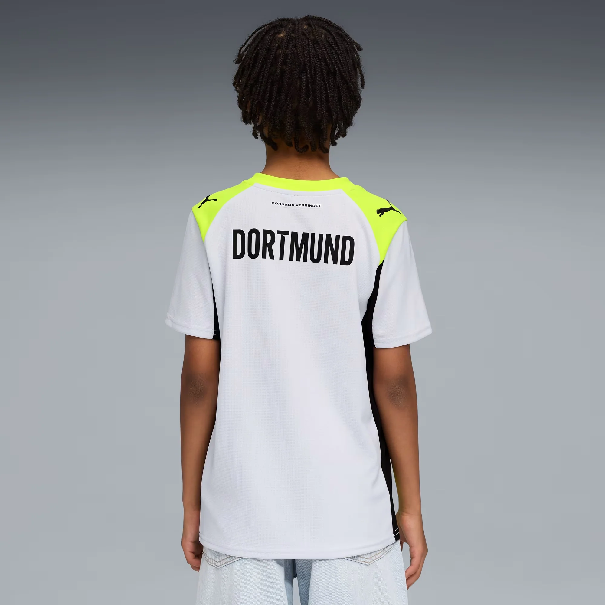 Borussia Dortmund 25/26 Away Football Shirt Jnr - Image 2