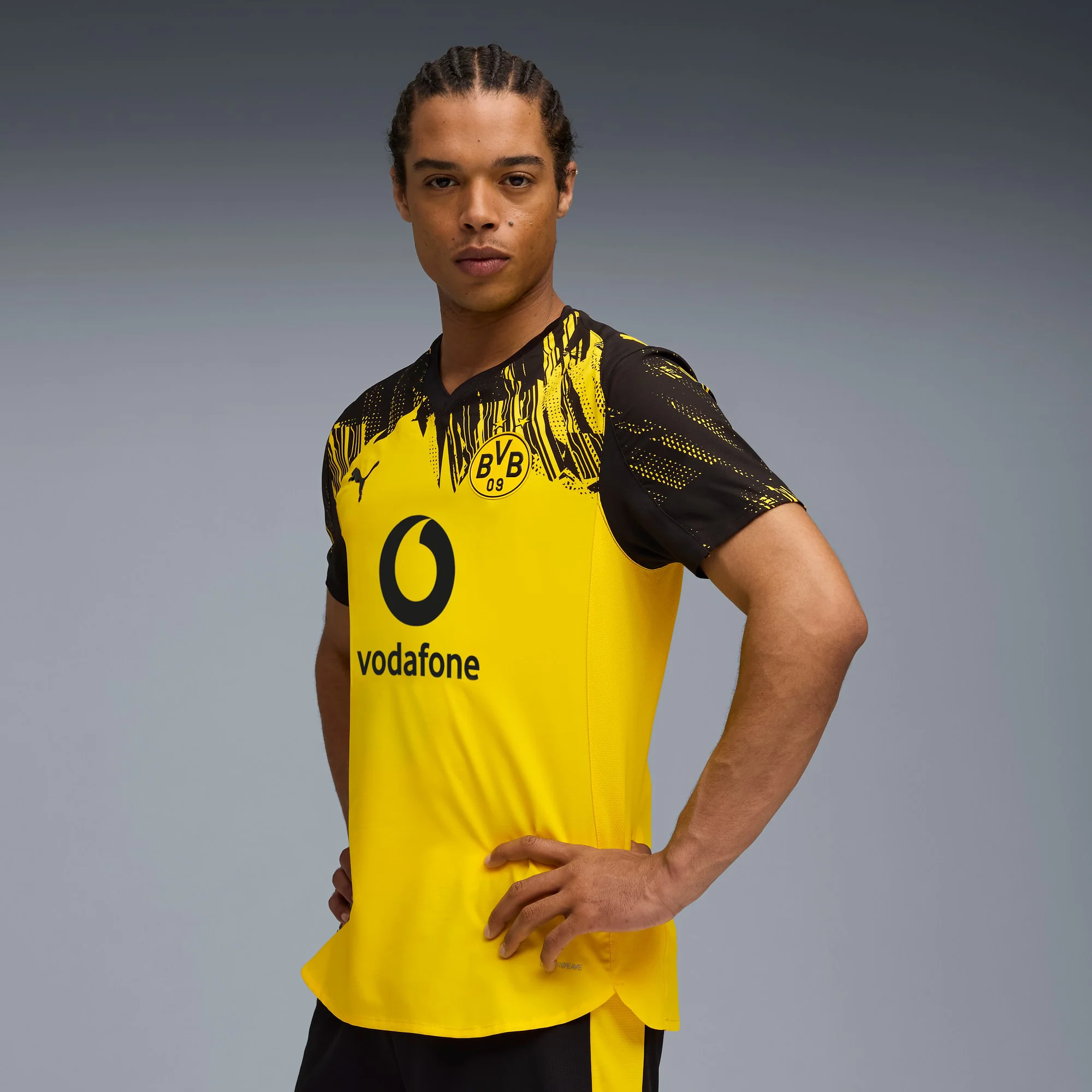 Borussia Dortmund 25/26 Home Authentic Football Shirt