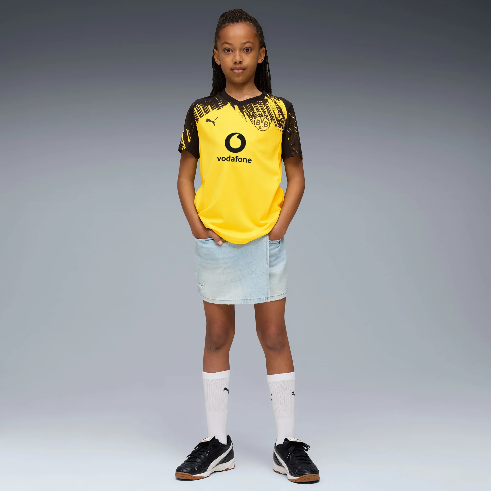 Borussia Dortmund 25/26 Home Football Shirt Jnr - Image 3