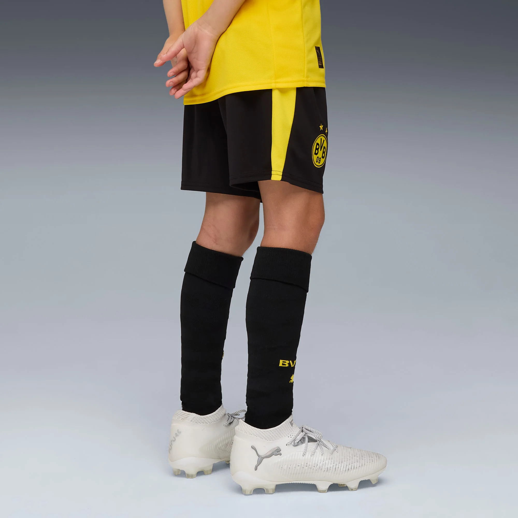 Borussia Dortmund 25/26 Home Football Shorts Jnr - Image 2