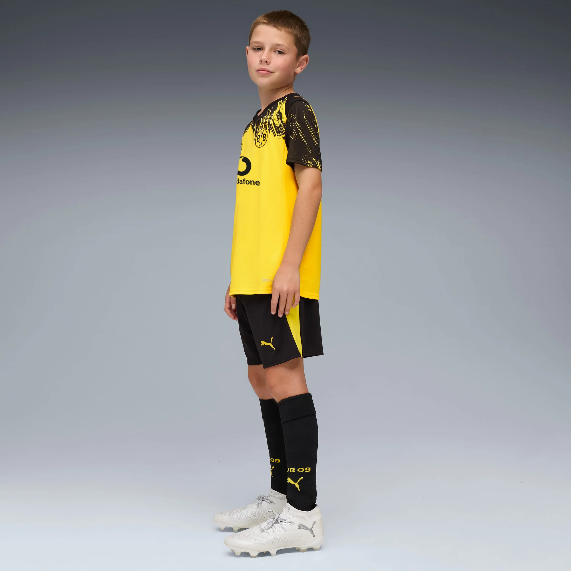 Borussia Dortmund 25/26 Home Football Shorts Jnr - Image 3
