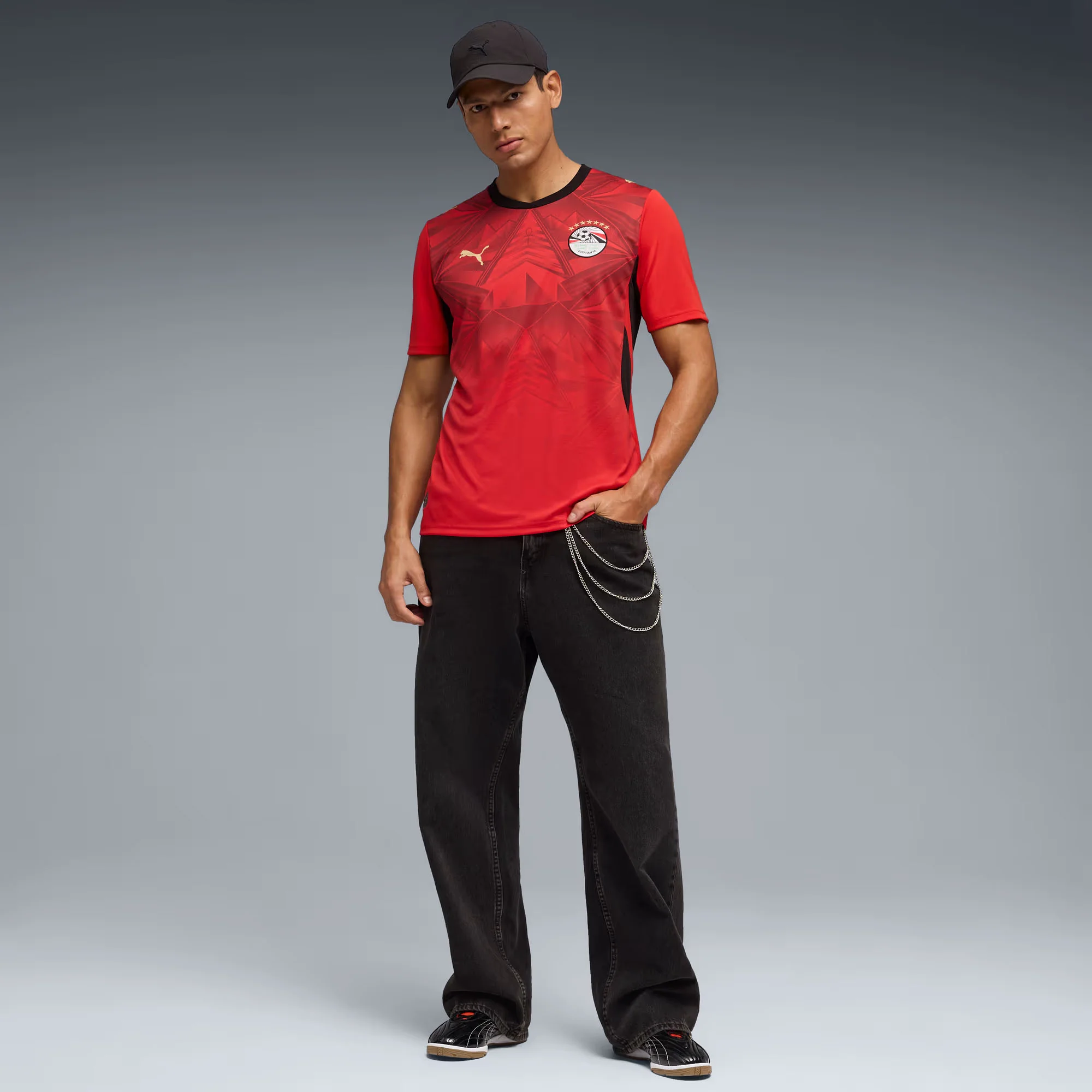 Egypt 26 Home Football Shirt - Image 3