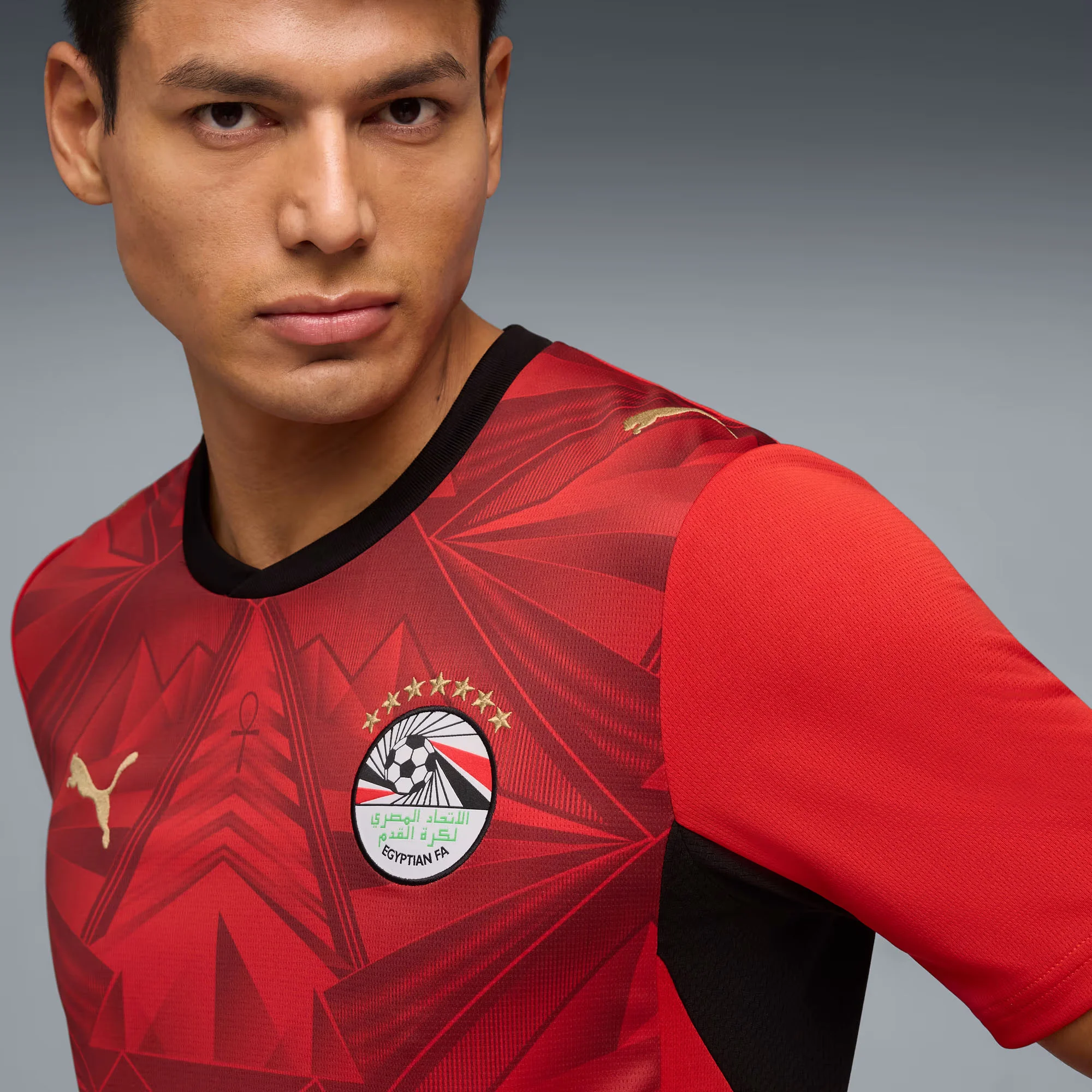 Egypt 26 Home Football Shirt - Image 4
