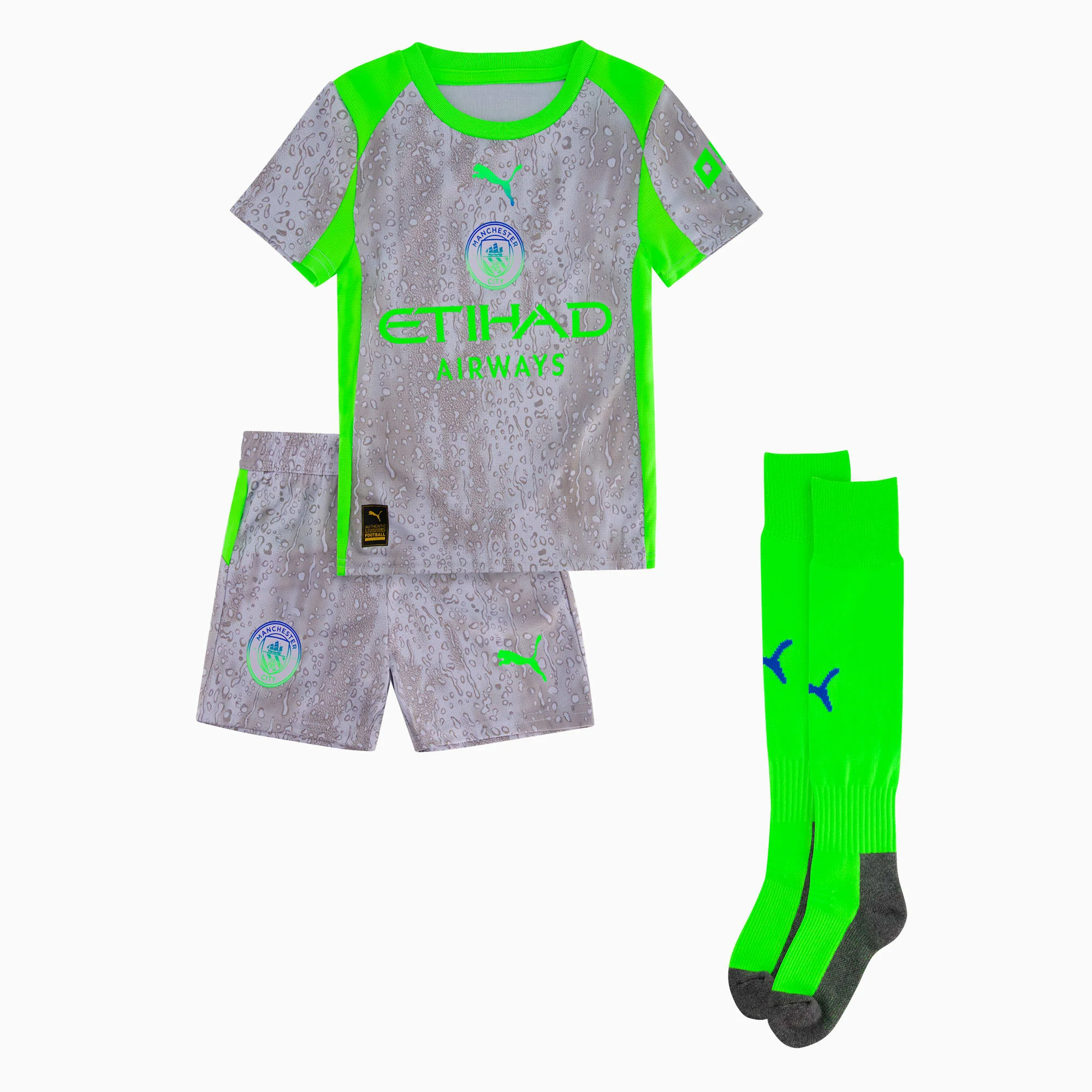 Man City 25/26 3rd Football Mini Kit