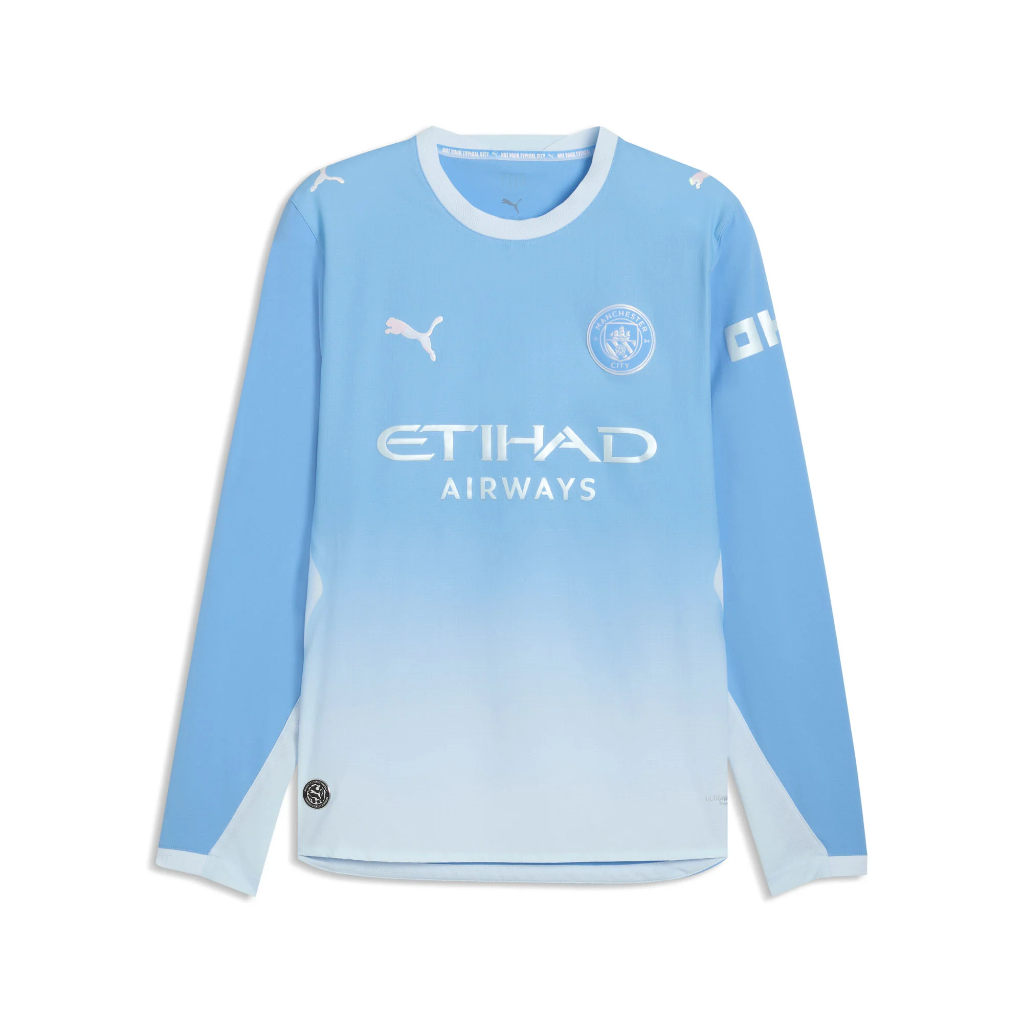 Man City 26/27 Home Authentic L/S Football Shirt - Image 7