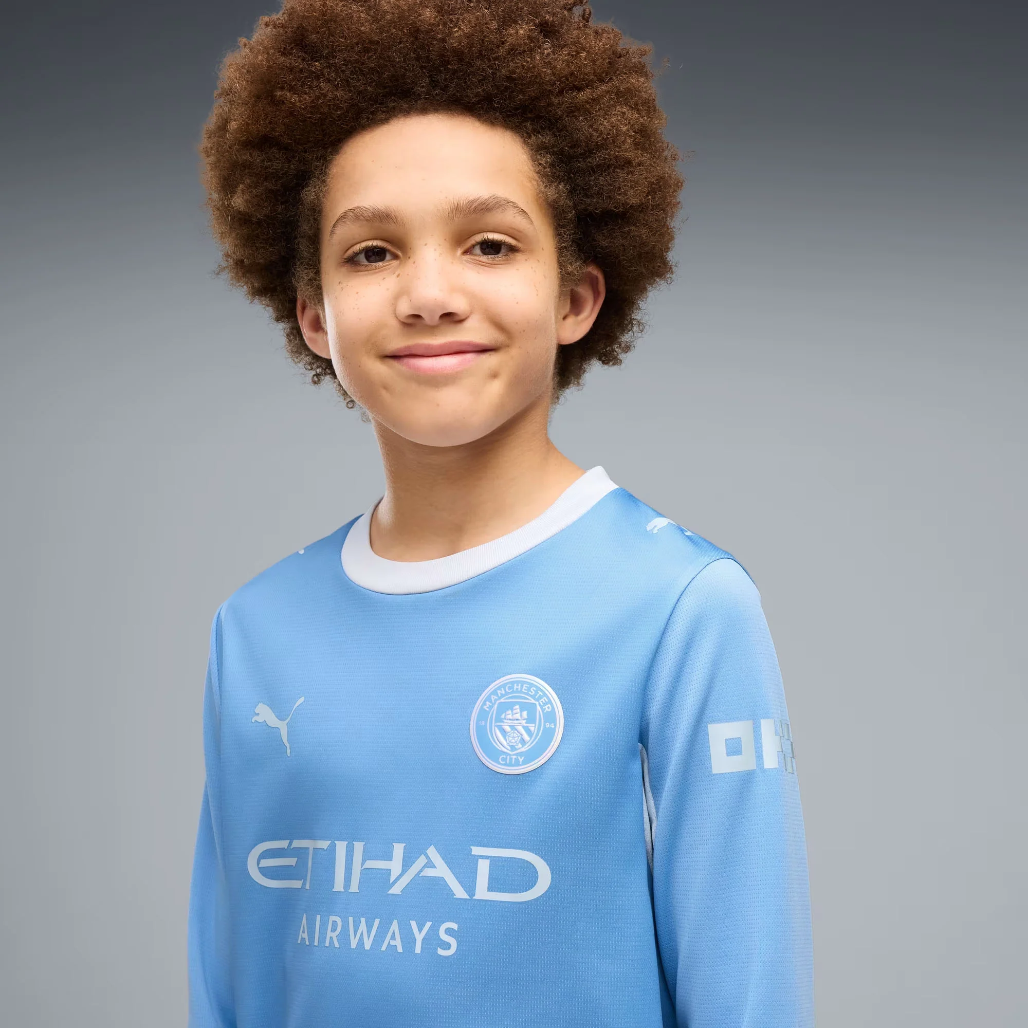Man City 26/27 Home L/S Football Shirt Jnr - Image 5
