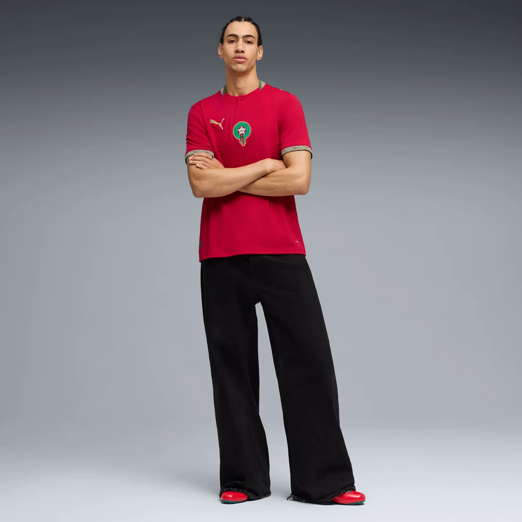 Morocco 26 Home Football Shirt - Image 3