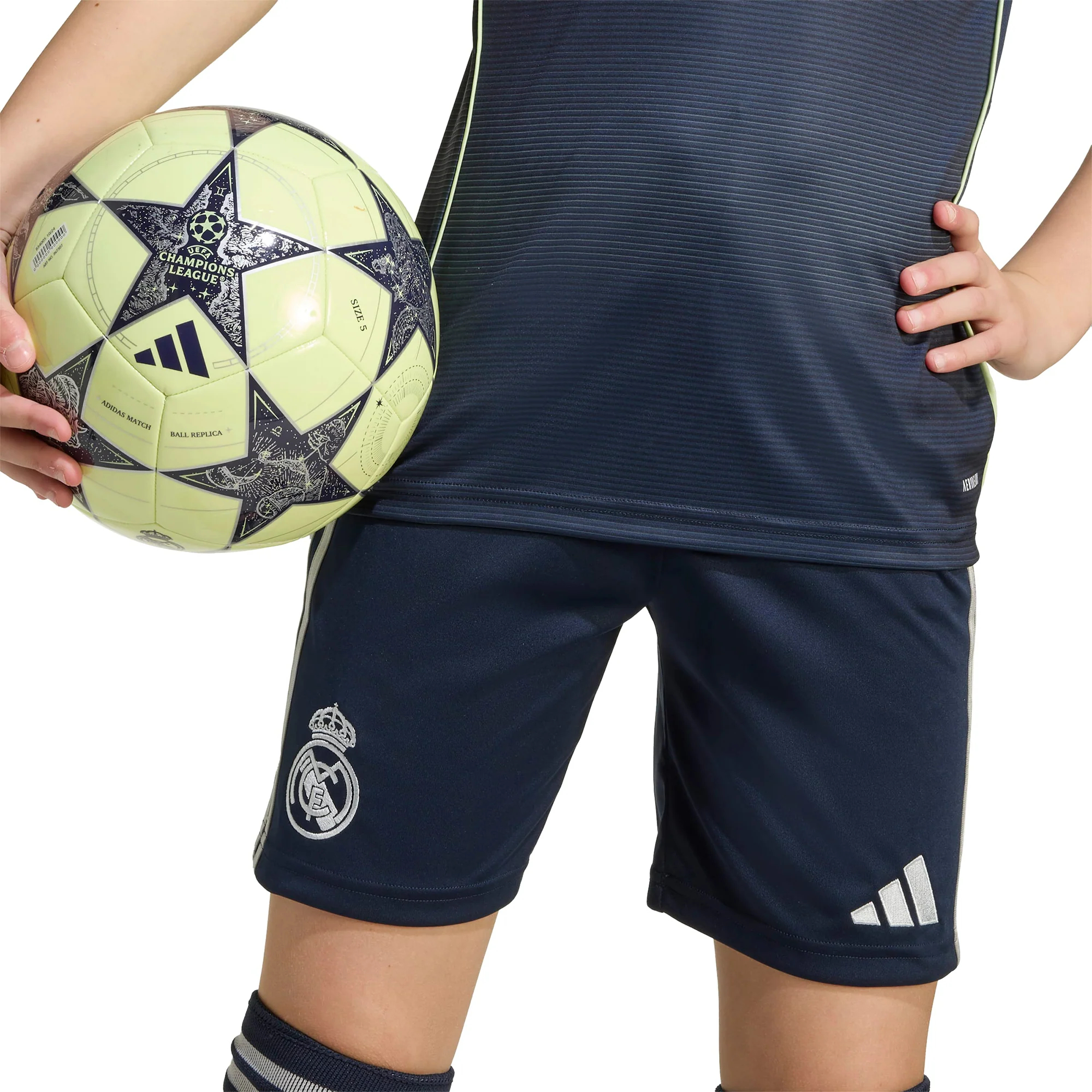 Real Madrid 25/26 Away Football Shorts Jnr - Image 3