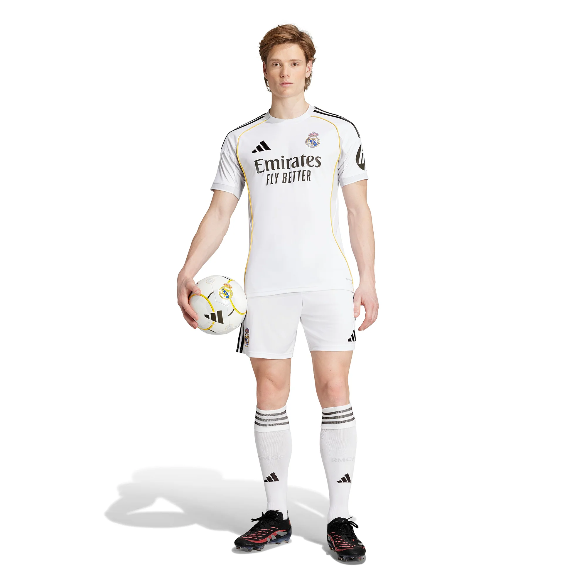 Real Madrid 25/26 Home Football Shorts - Image 3