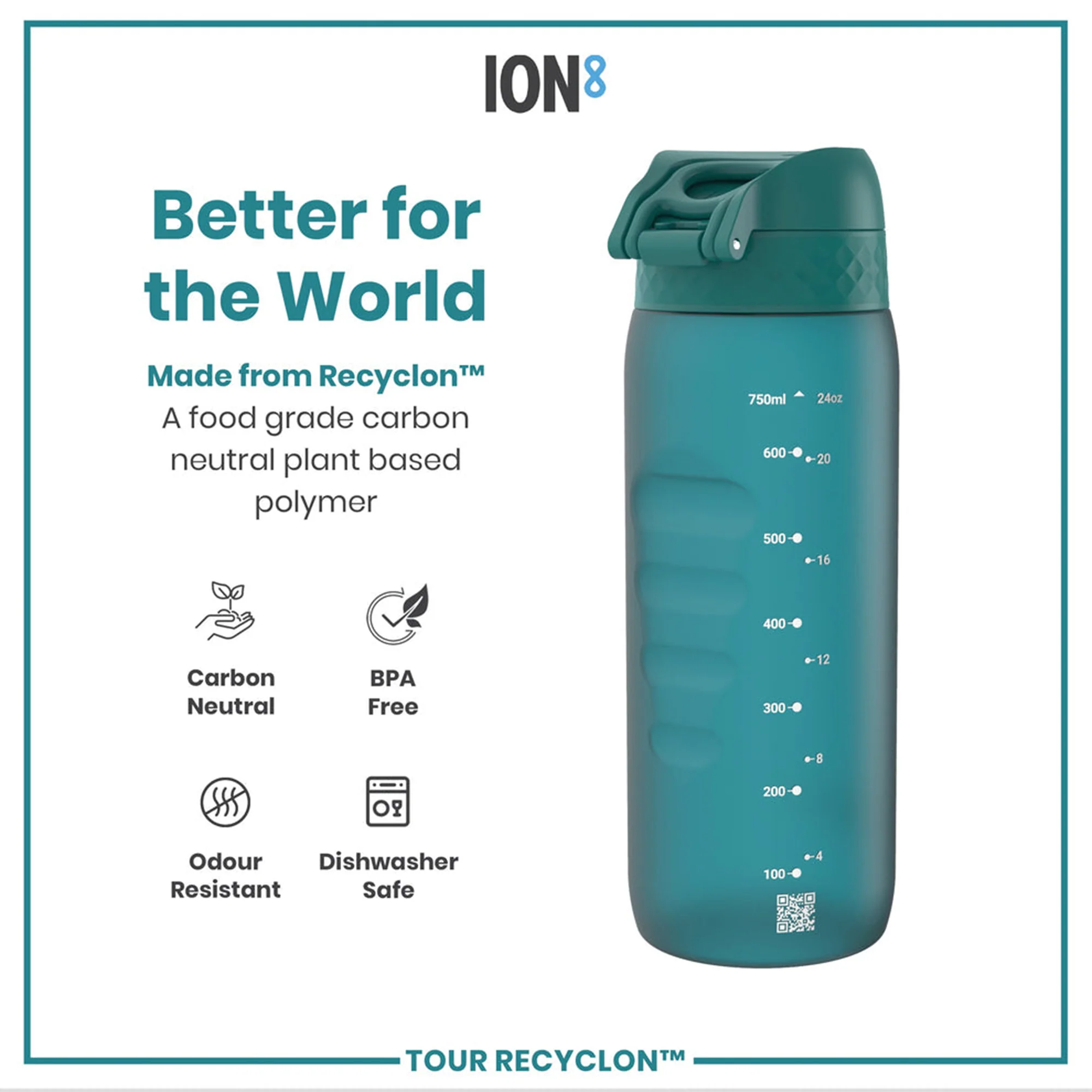 Recyclon Water Bottle (750ml) - Image 4