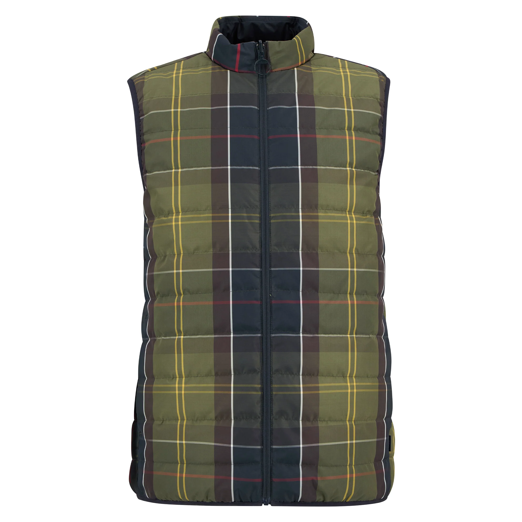 Reversible Tartan Puffer Gilet - Image 8