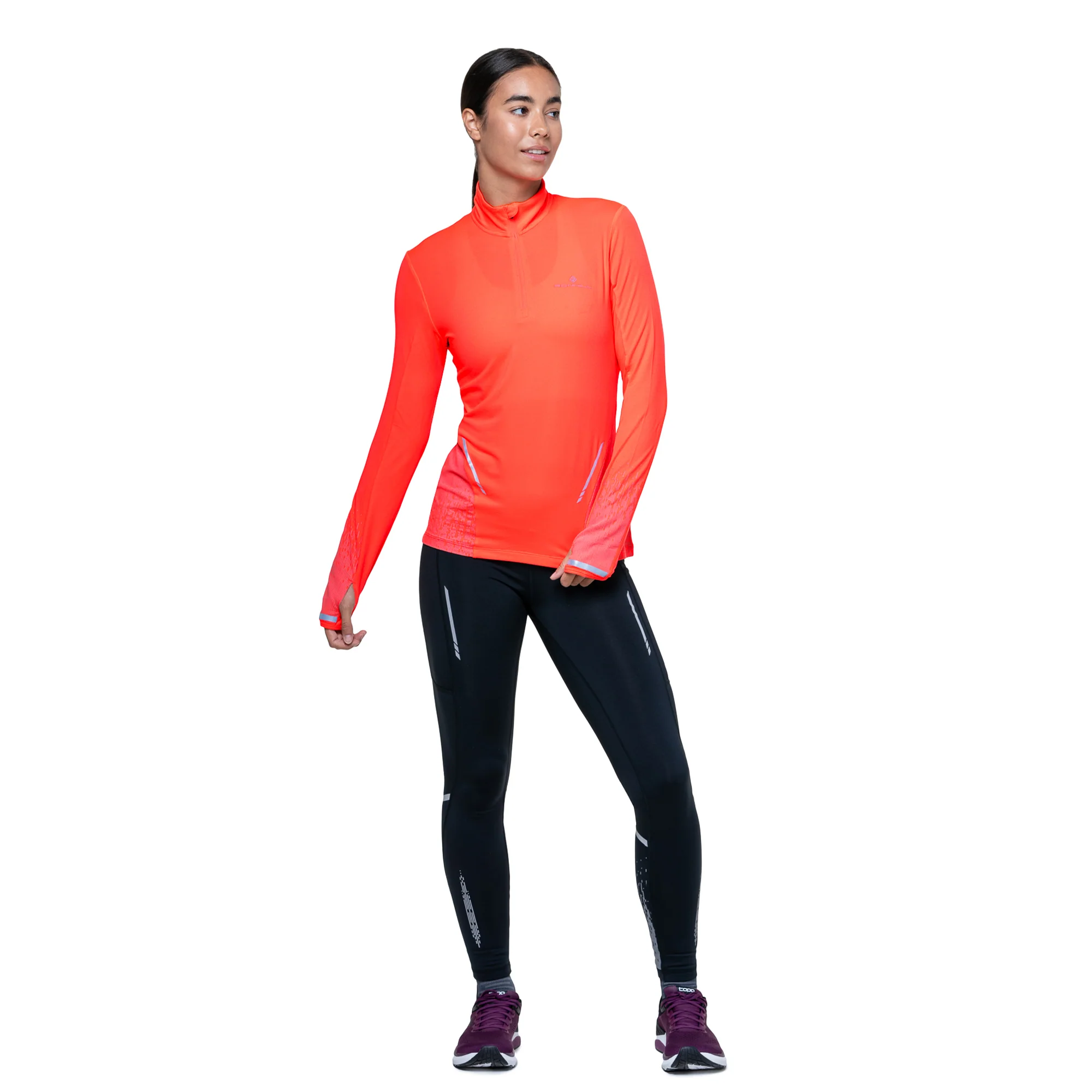 Tech Reflect Running 1/2 Zip Womens - Image 3