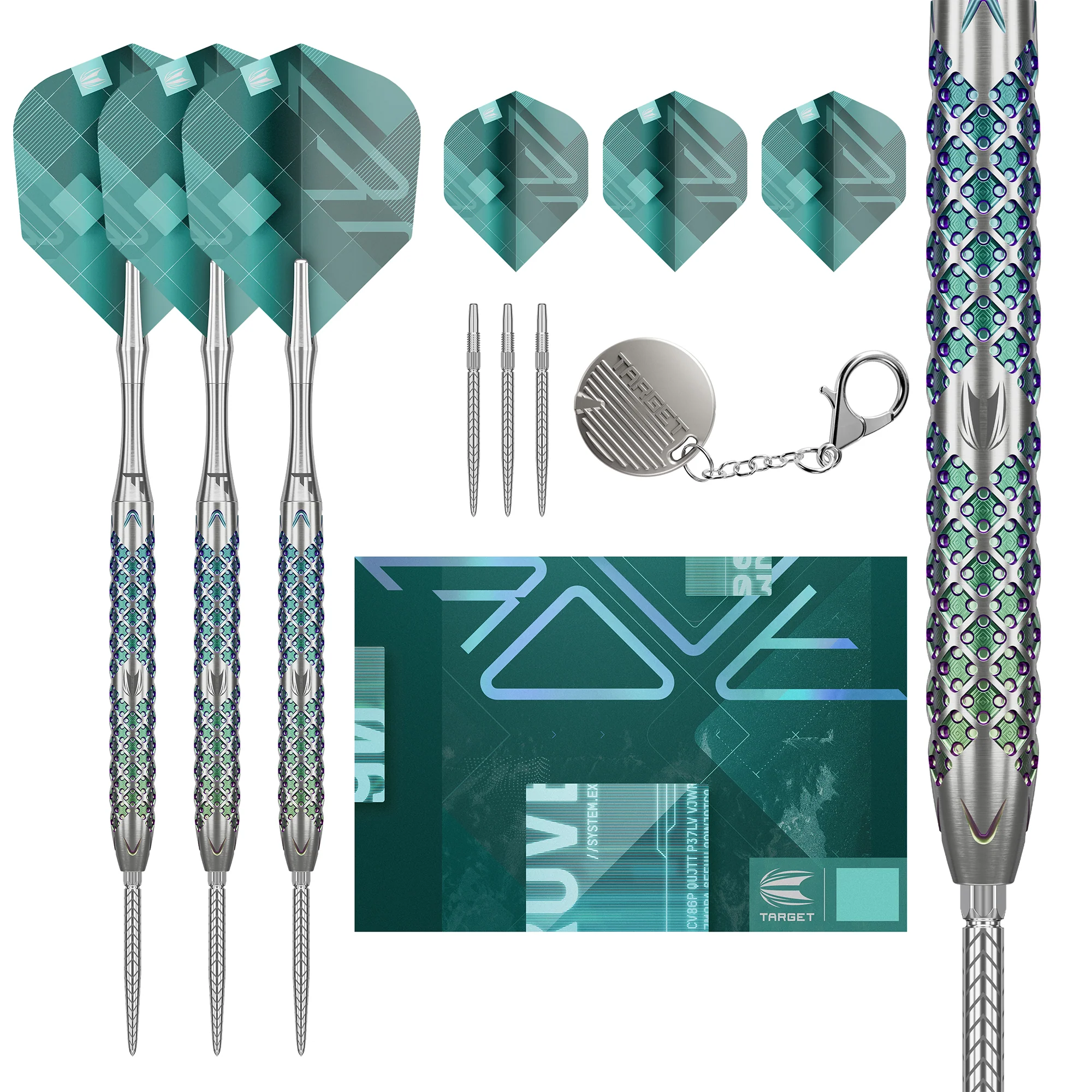 Rove 01 90% Tungsten - Swiss Point Steel Tip Darts
