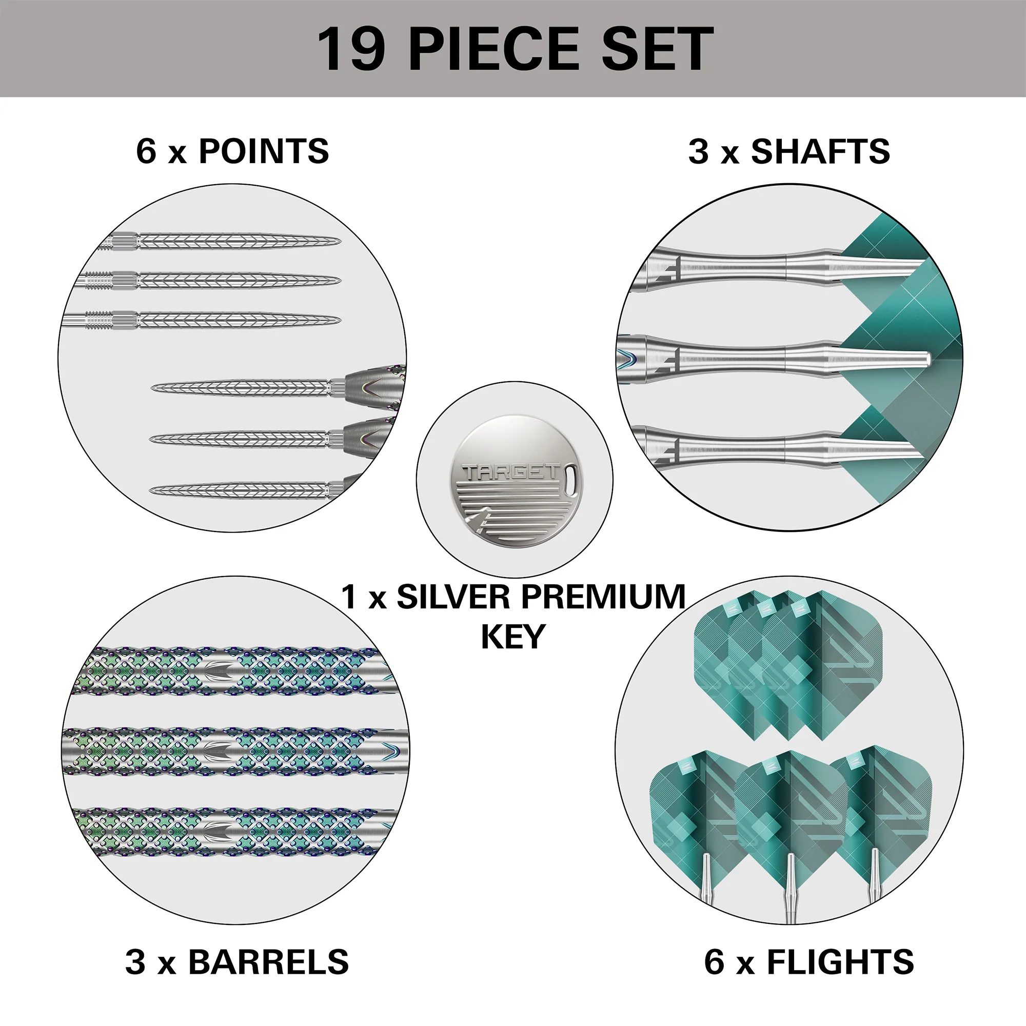 Rove 01 90% Tungsten - Swiss Point Steel Tip Darts - Image 8