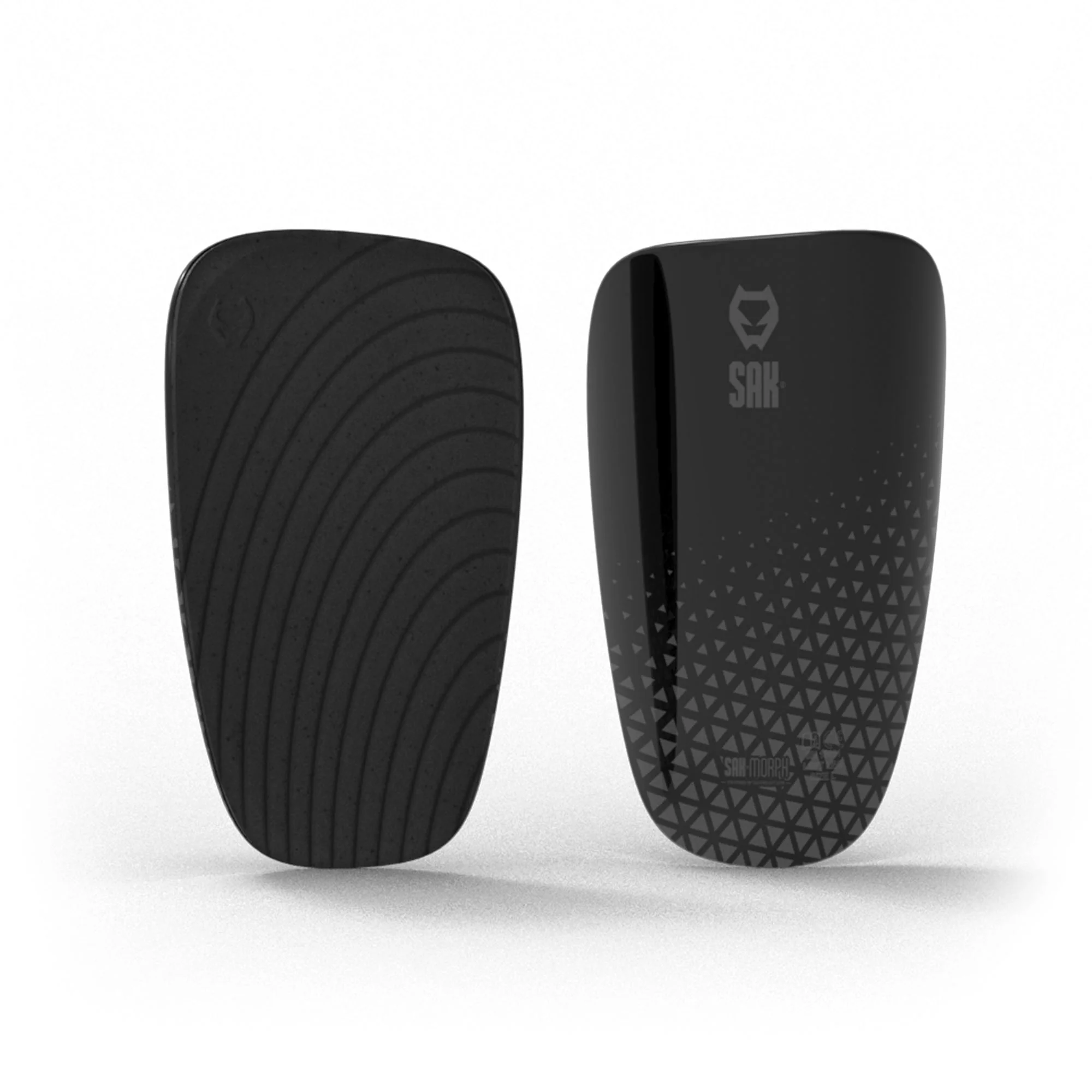 SAK Morph Black Football Shin Guards - Image 2