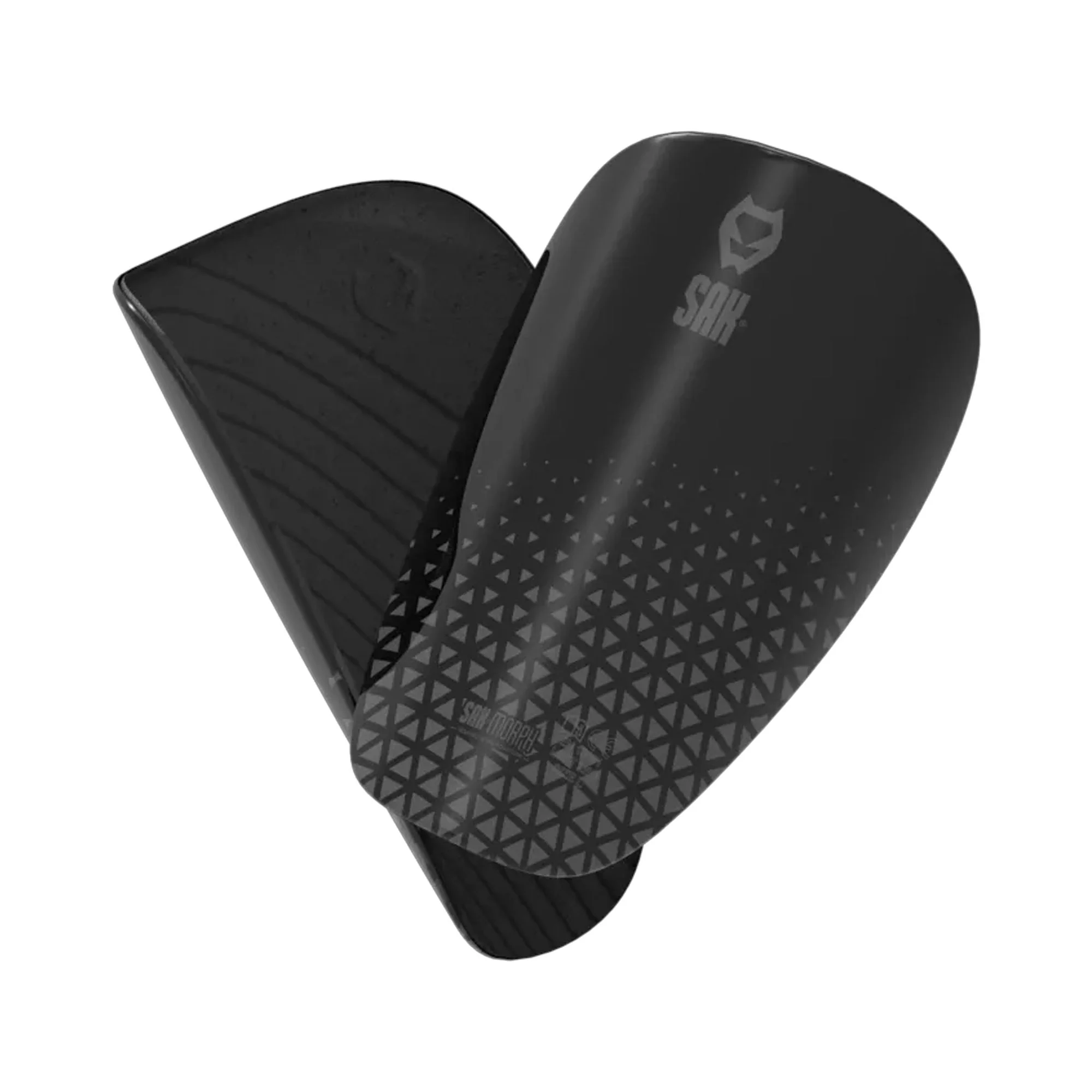 SAK Morph Black Football Shin Guards - Image 3