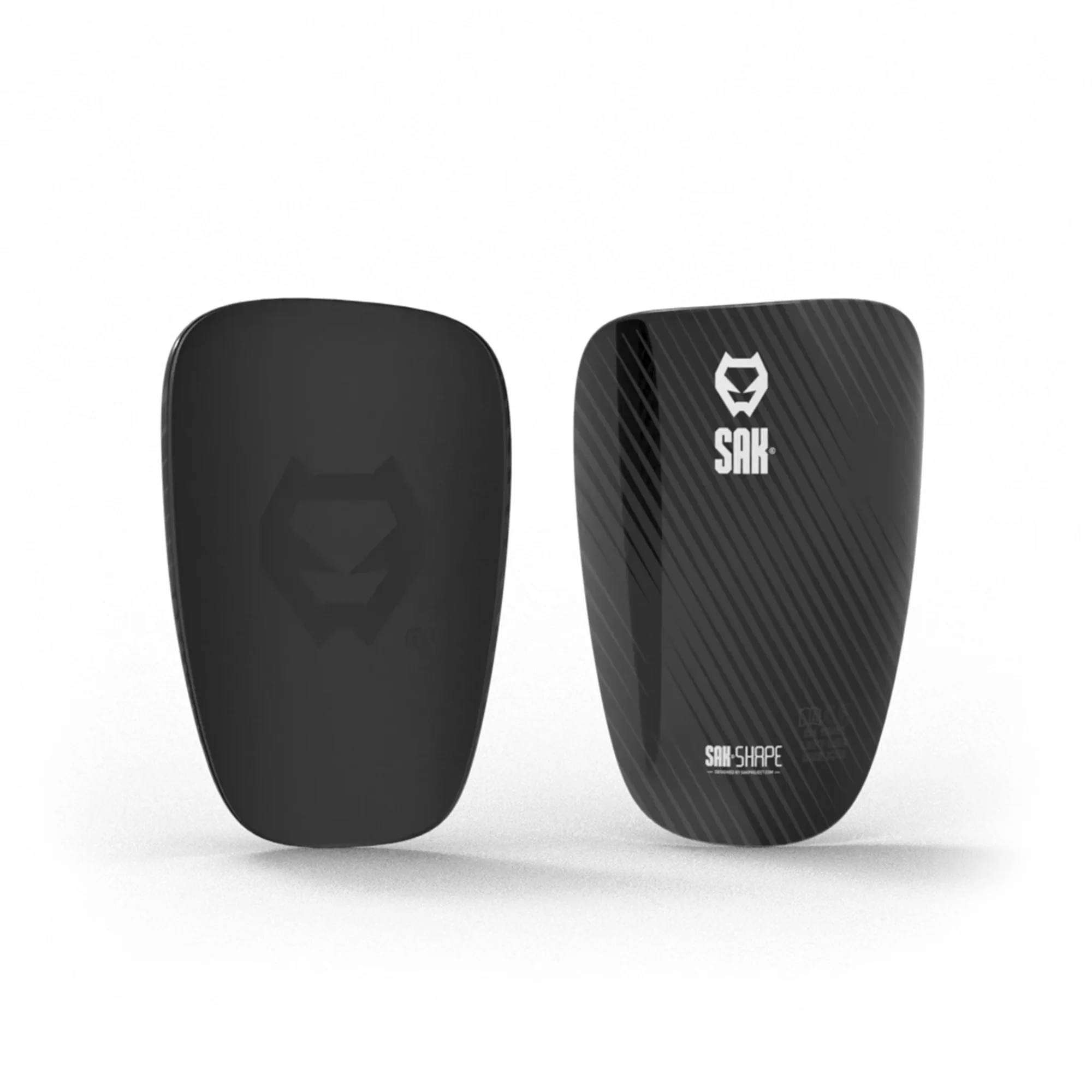 SAK Shape Black Football Shin Guards - Image 3
