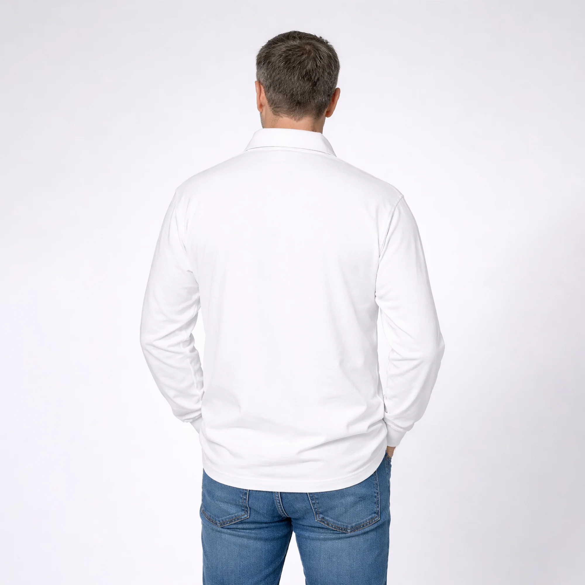Scotland Away Retro Rugby Long Sleeve Shirt - Image 2