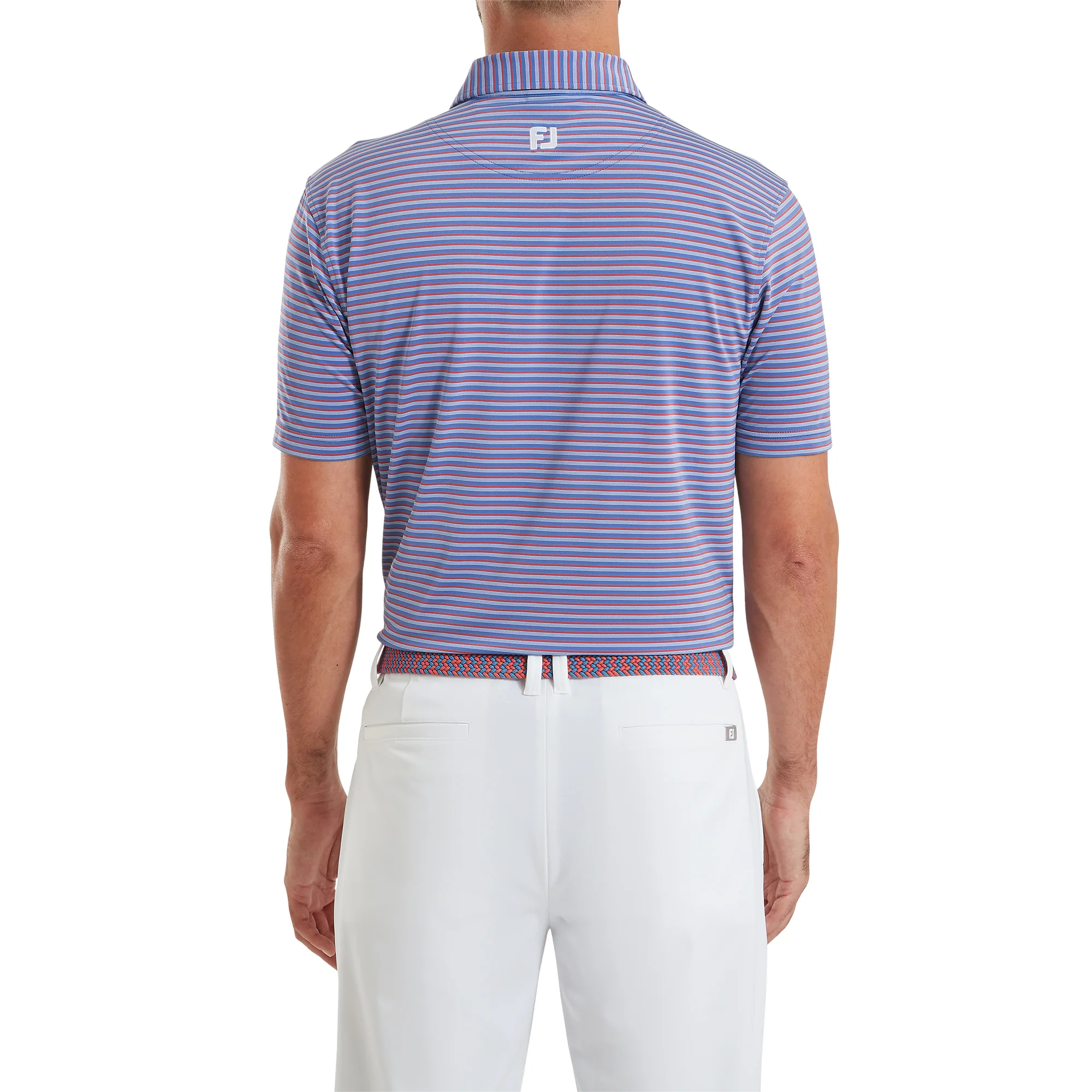 Shadow Stripe Lisle Polo Shirt - Image 3