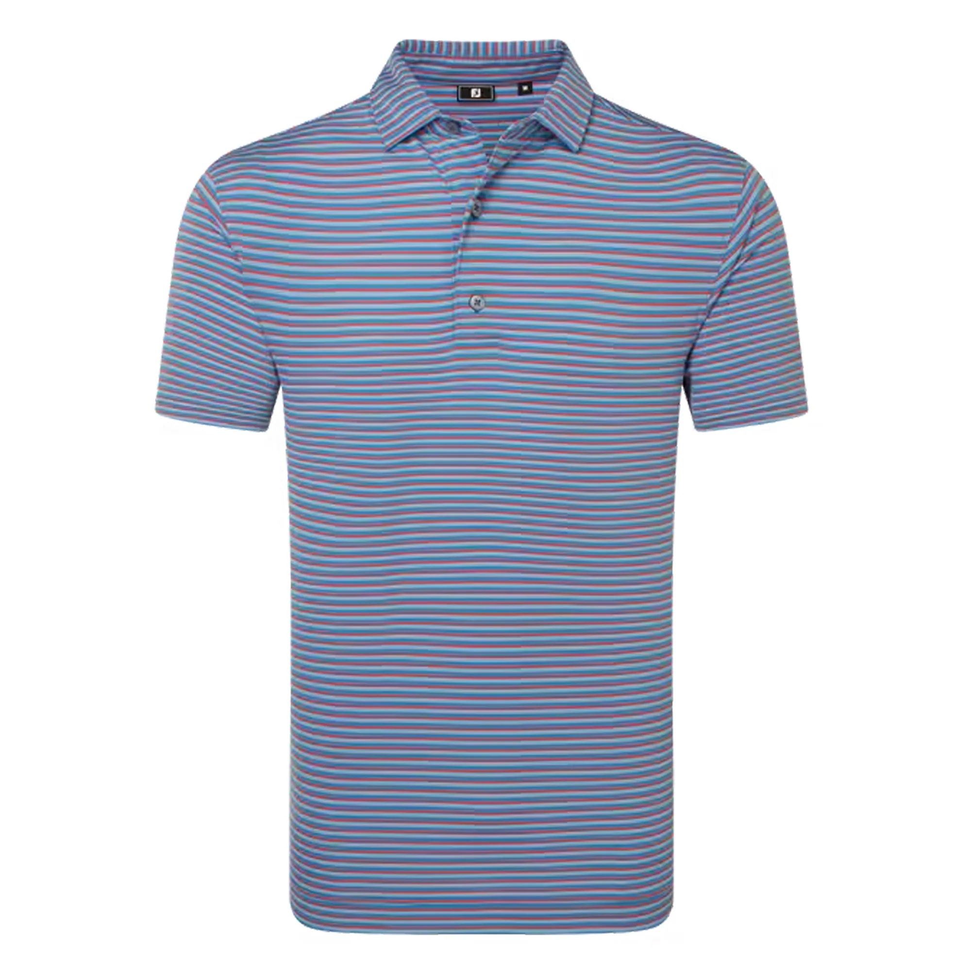 Shadow Stripe Lisle Polo Shirt - Image 5