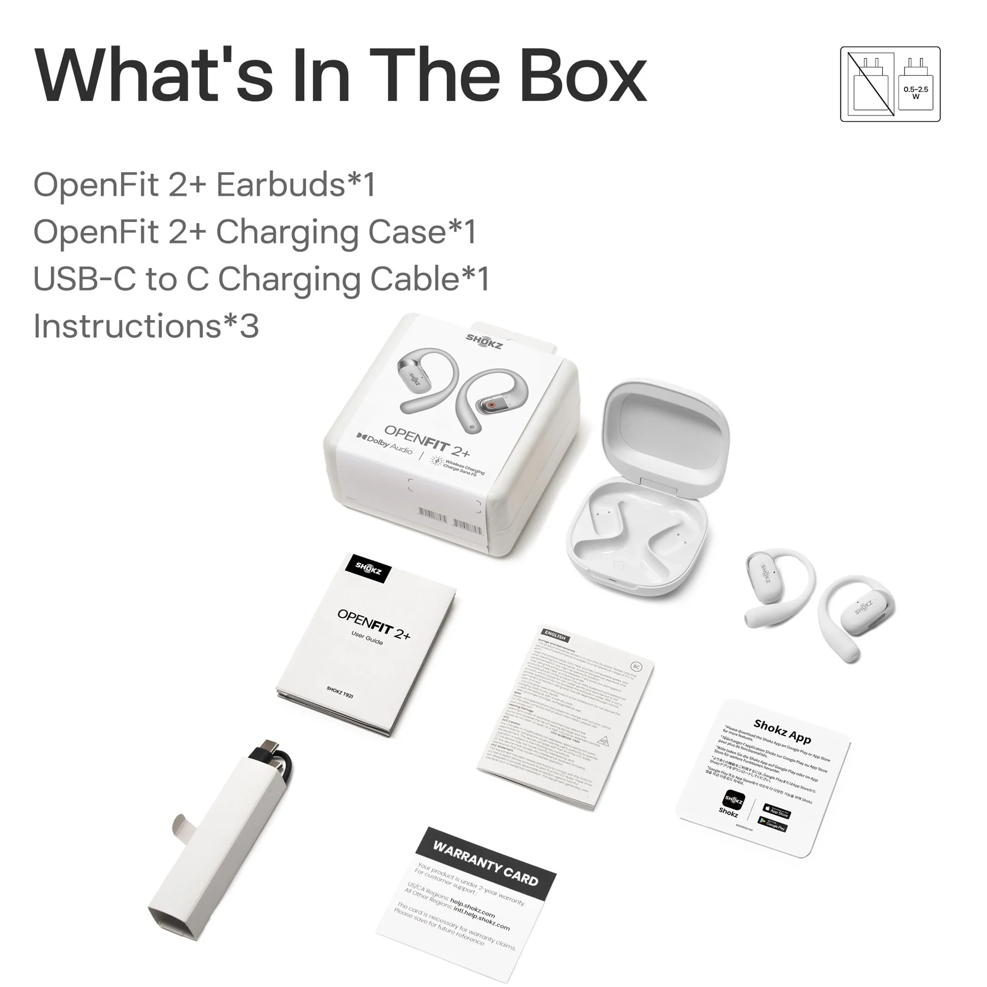Shokz OpenFit 2+ Headphones - Image 2
