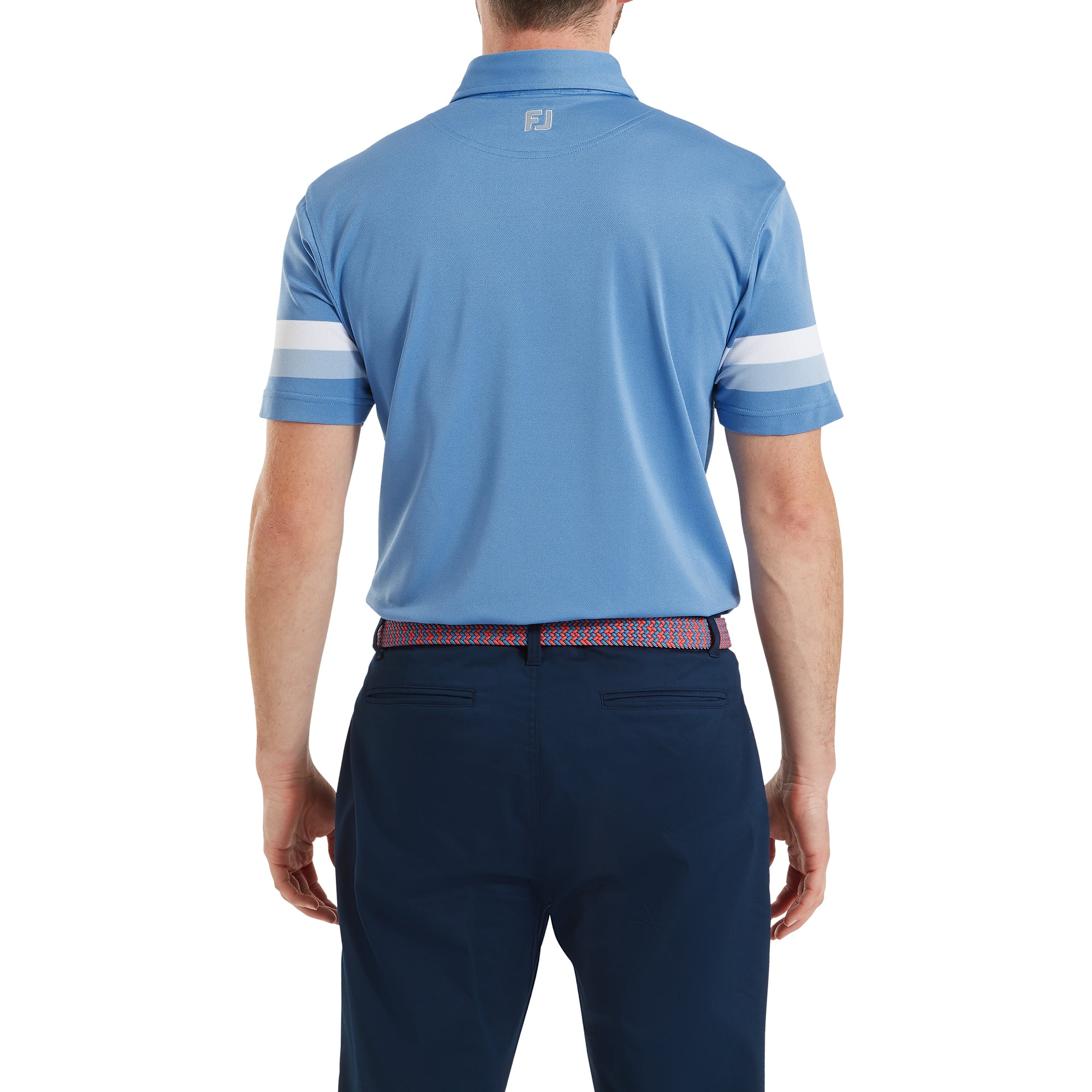 Sleeve Stripe Pique Polo Shirt - Image 3