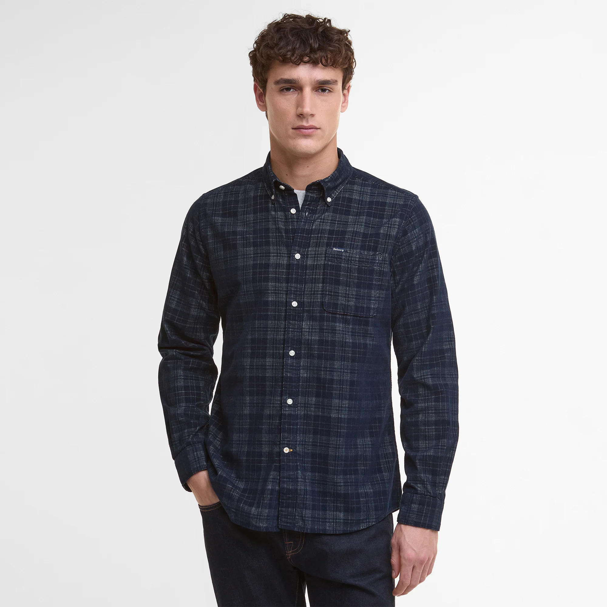 Southfield Tailored Checked Cord Shirt - Image 6