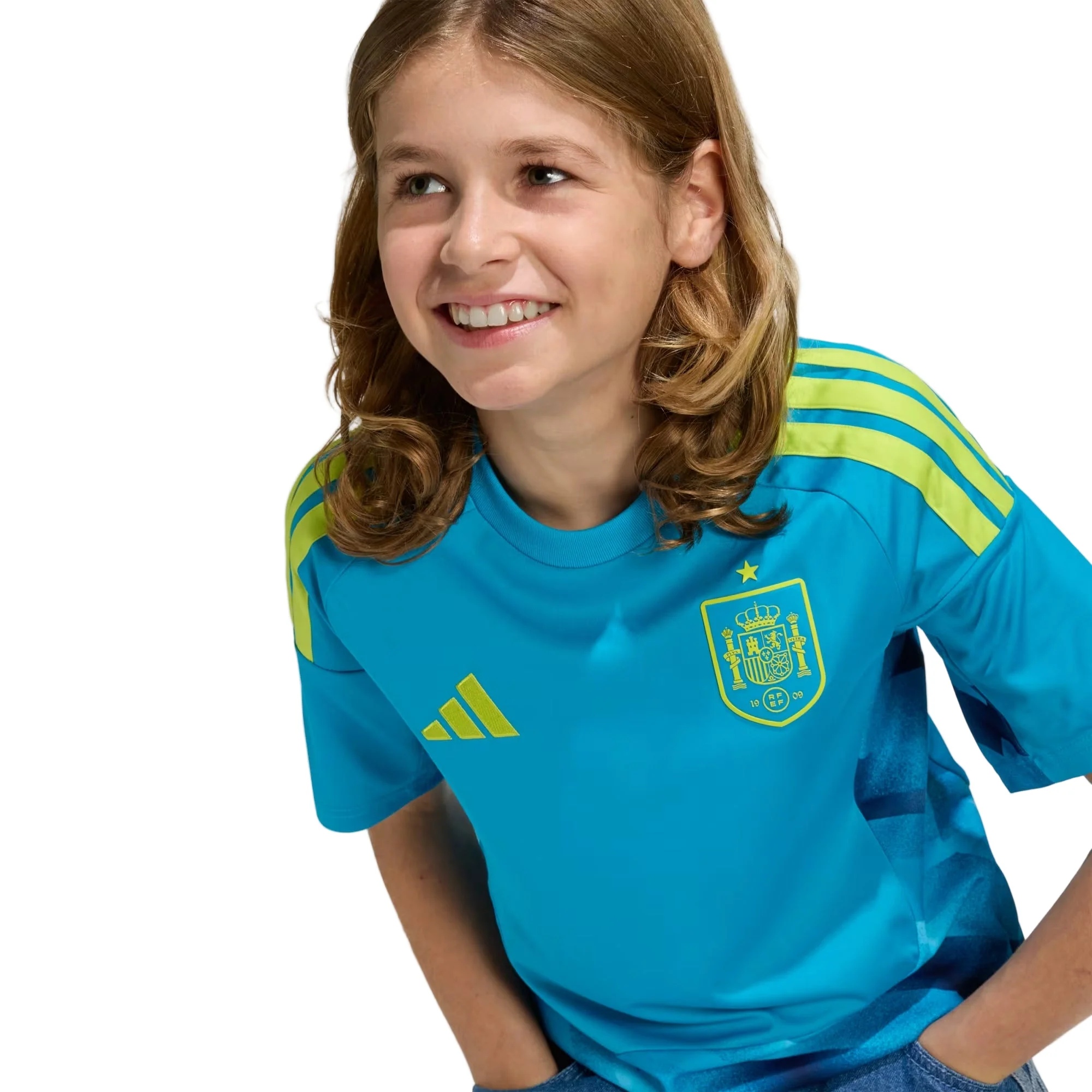 Spain 26 Home GK Football Shirt Jnr - Image 6