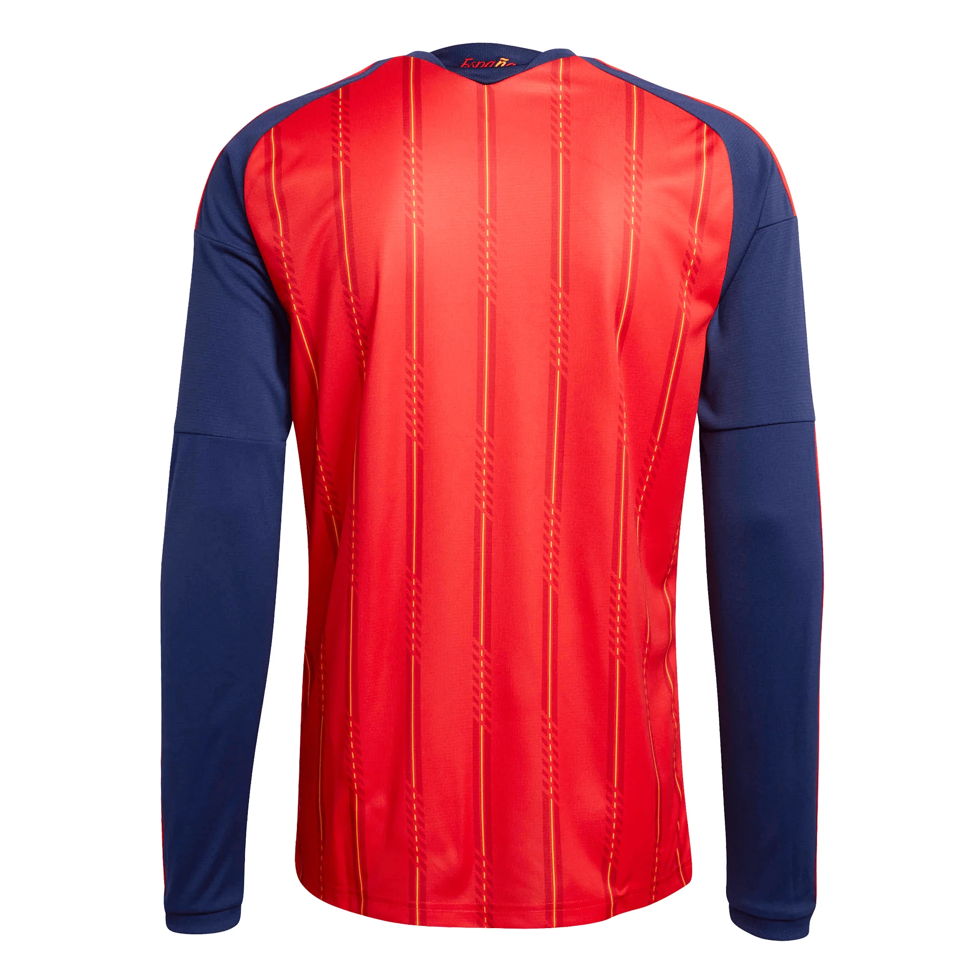Spain 26 Home Long Sleeve Football Shirt - Image 8
