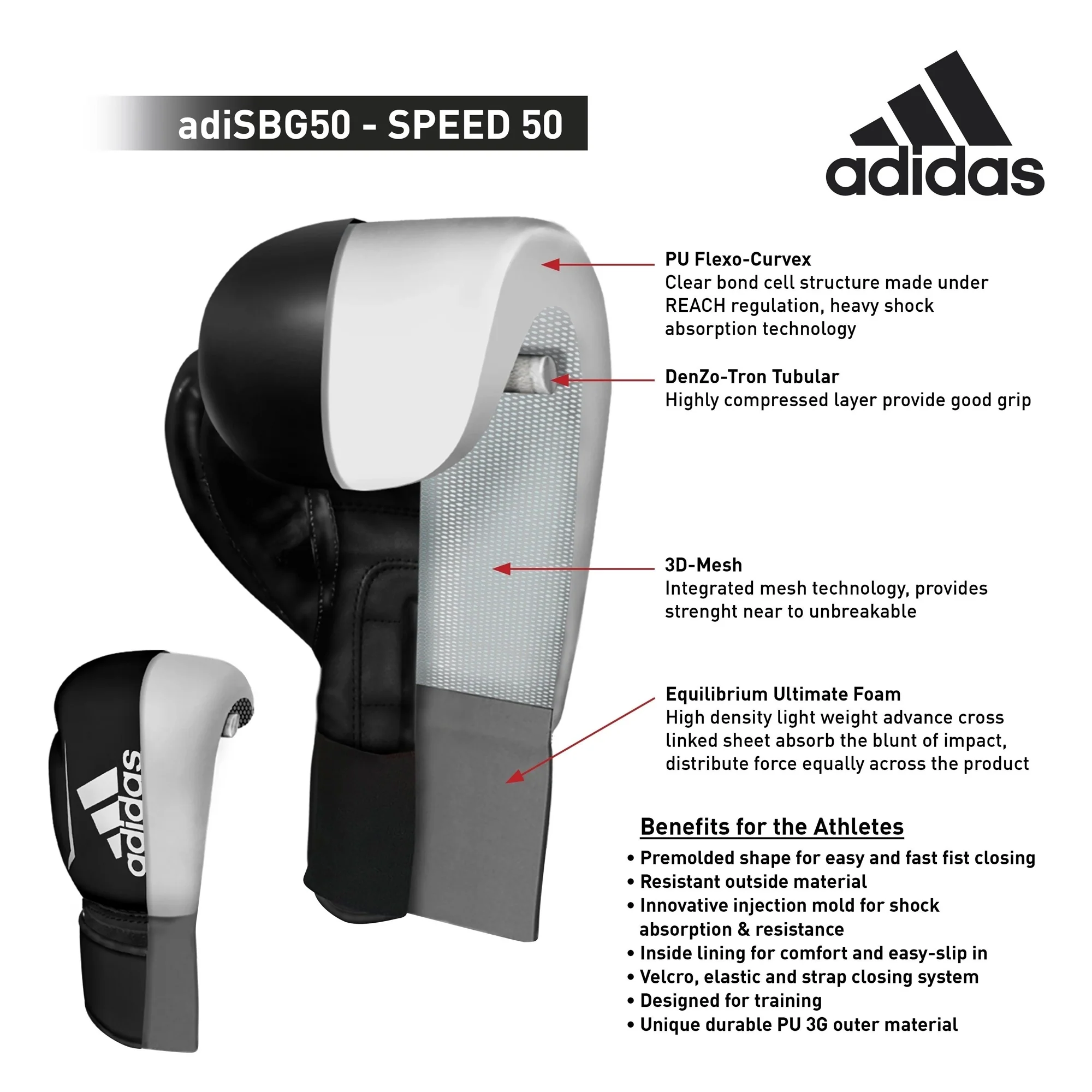 Speed 50 Boxing Gloves - Image 3