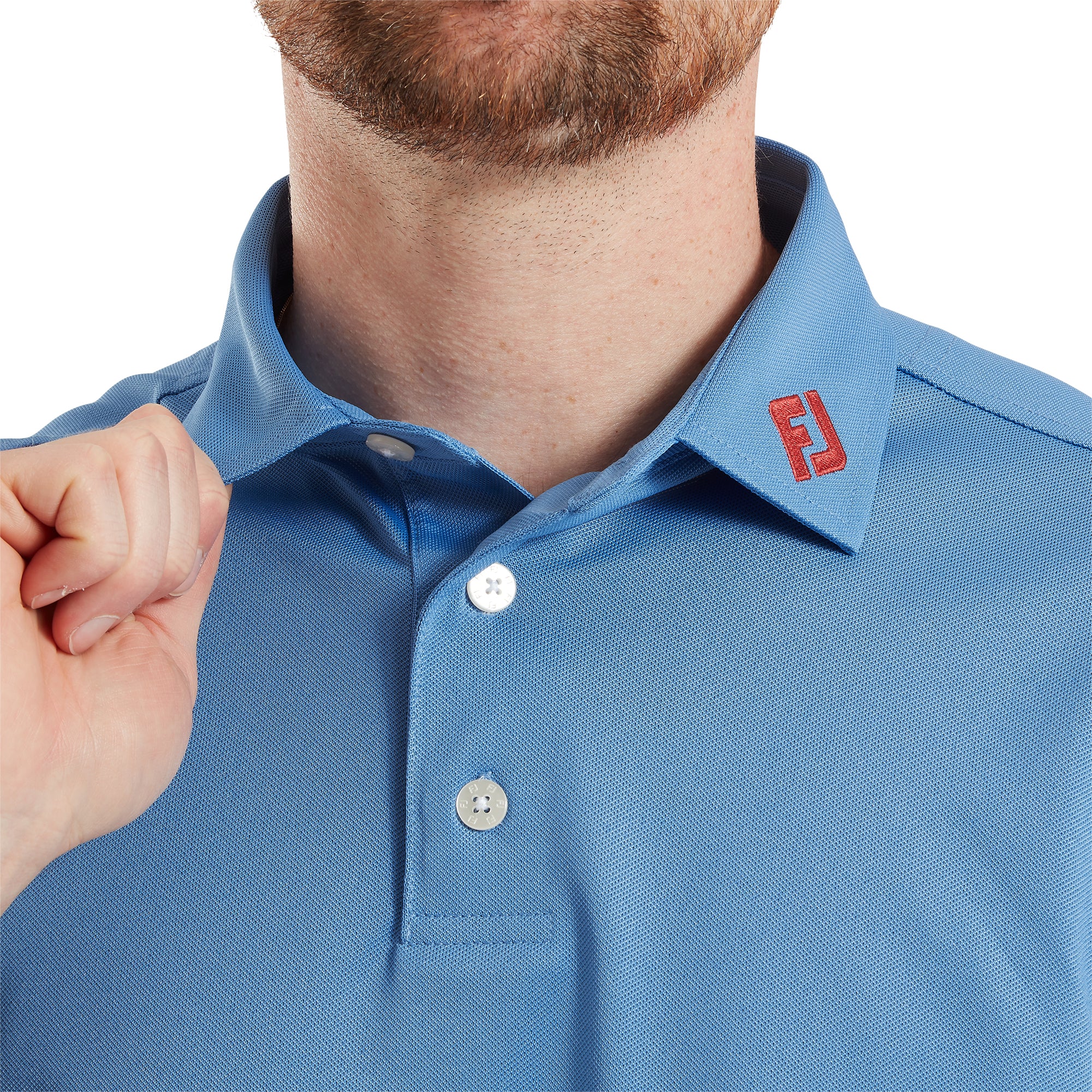 Stretch Pique Solid Polo Shirt - Image 4