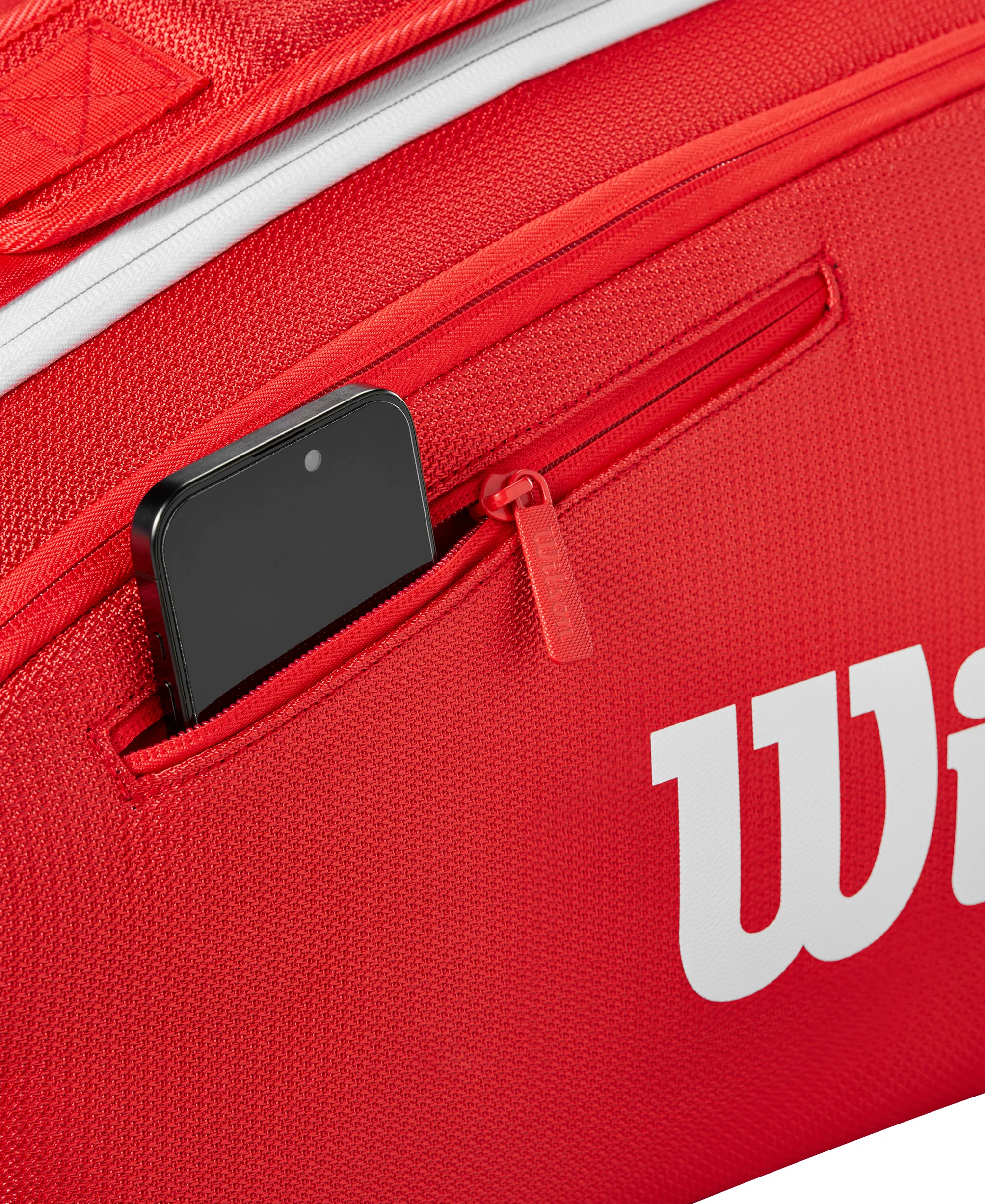 Super Tour Wilson Red Racket Bag (15 Pack) - Image 6