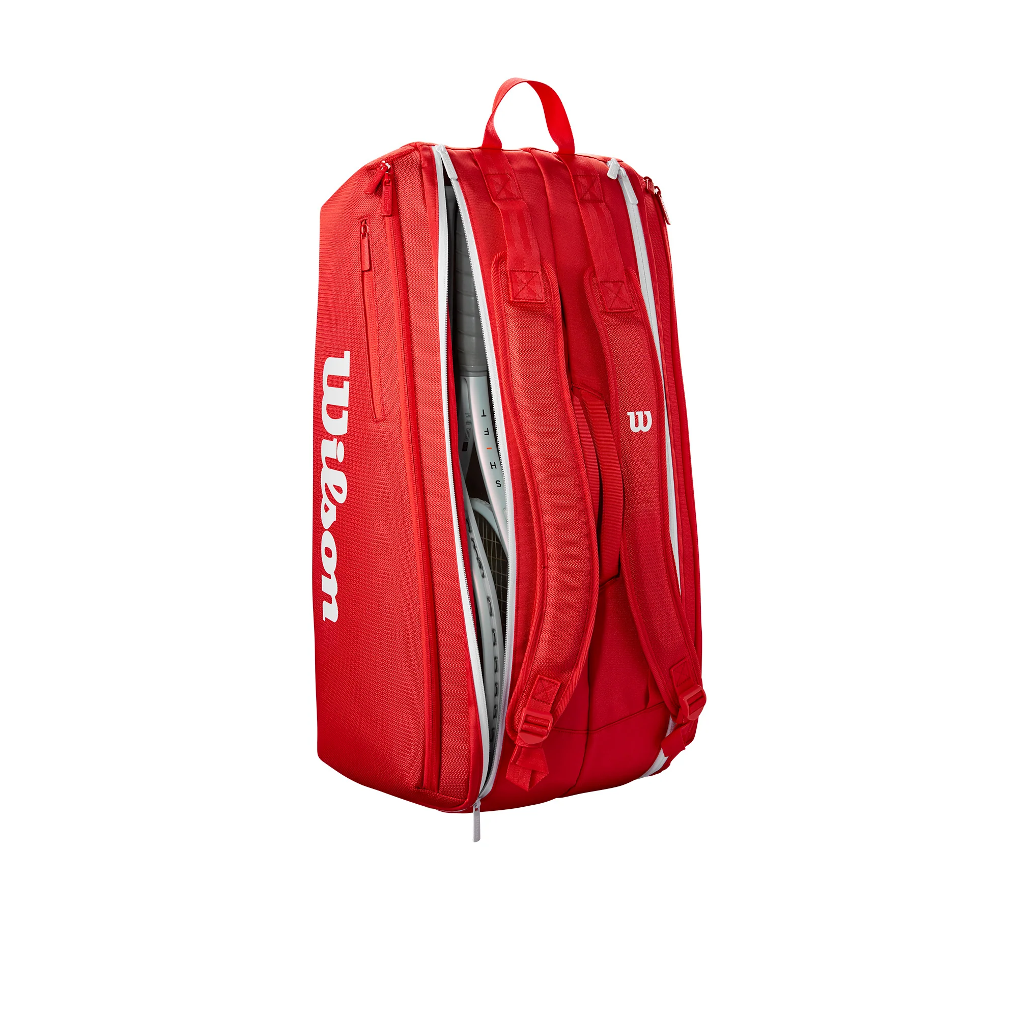 Super Tour Wilson Red Racket Bag (9 Pack) - Image 4